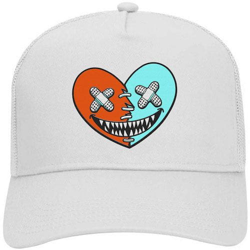 Miami Dolphin Dunks Trucker Hat to Match : MIAMI HEART BAWS