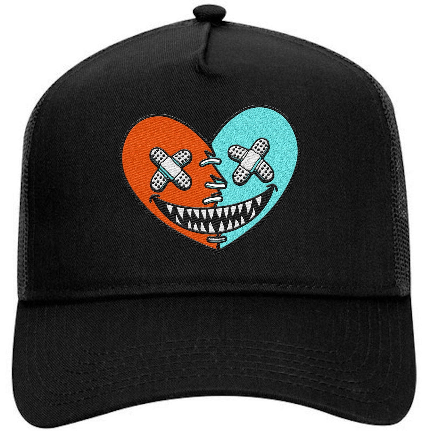 Miami Dolphin Dunks Trucker Hat to Match : MIAMI HEART BAWS