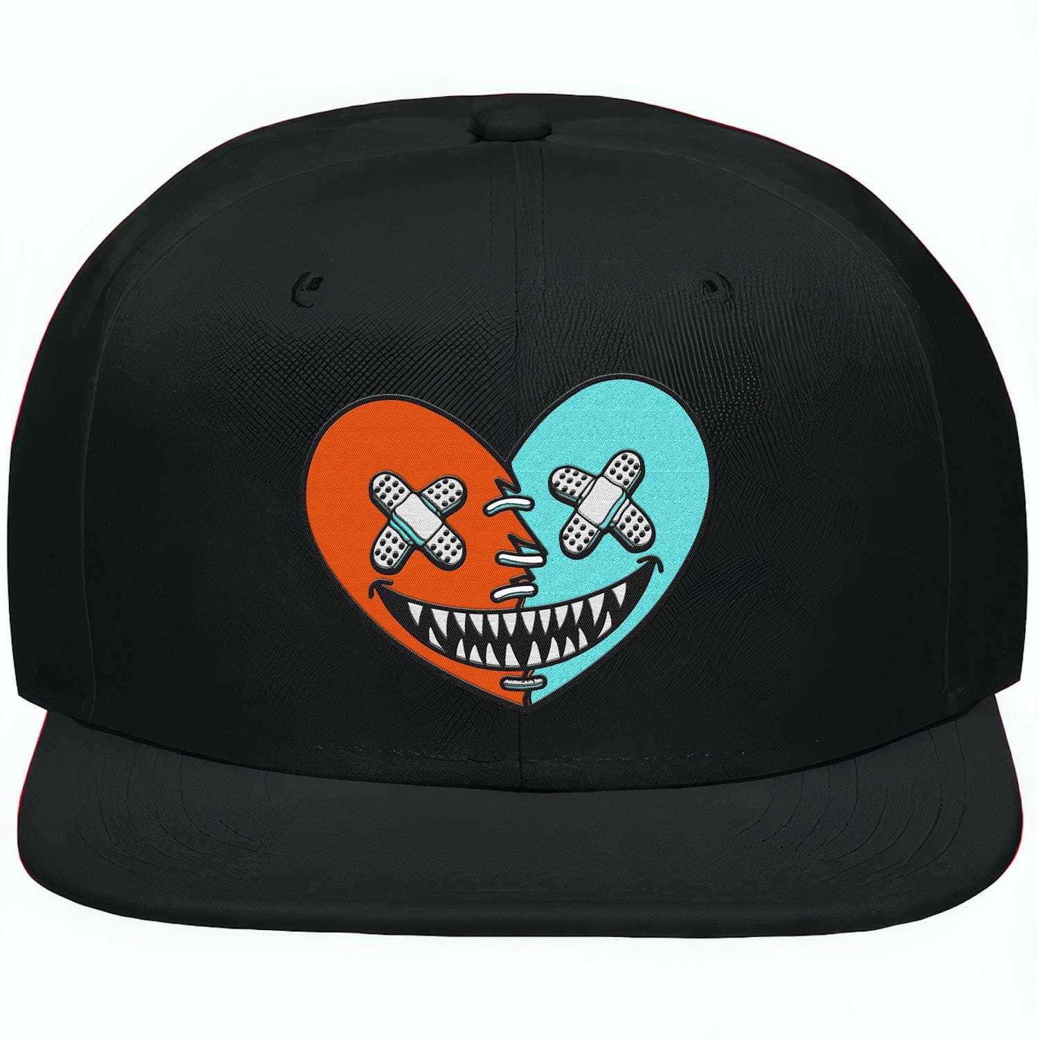 Miami Dolphins Dunks Snapback Hat to Match : MIAMI HEART BAWS