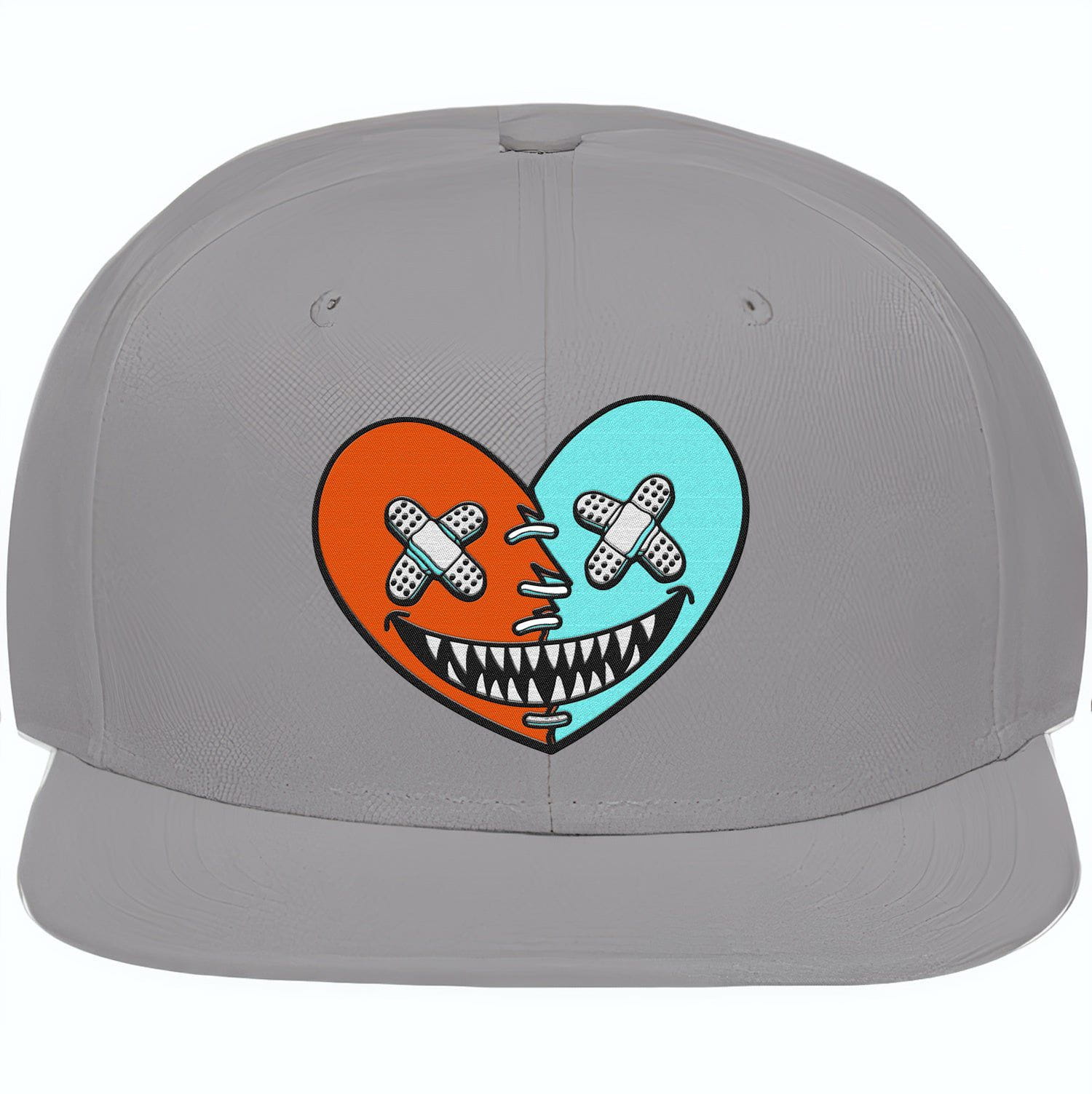 Miami Dolphins Dunks Snapback Hat to Match : MIAMI HEART BAWS