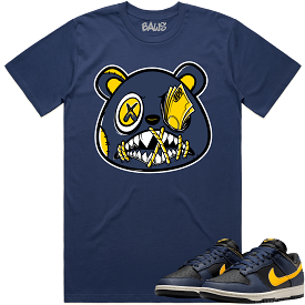 Michigan Vintage Dunks Shirt to Match - MICHIGAN MONEY TALKS BAWS