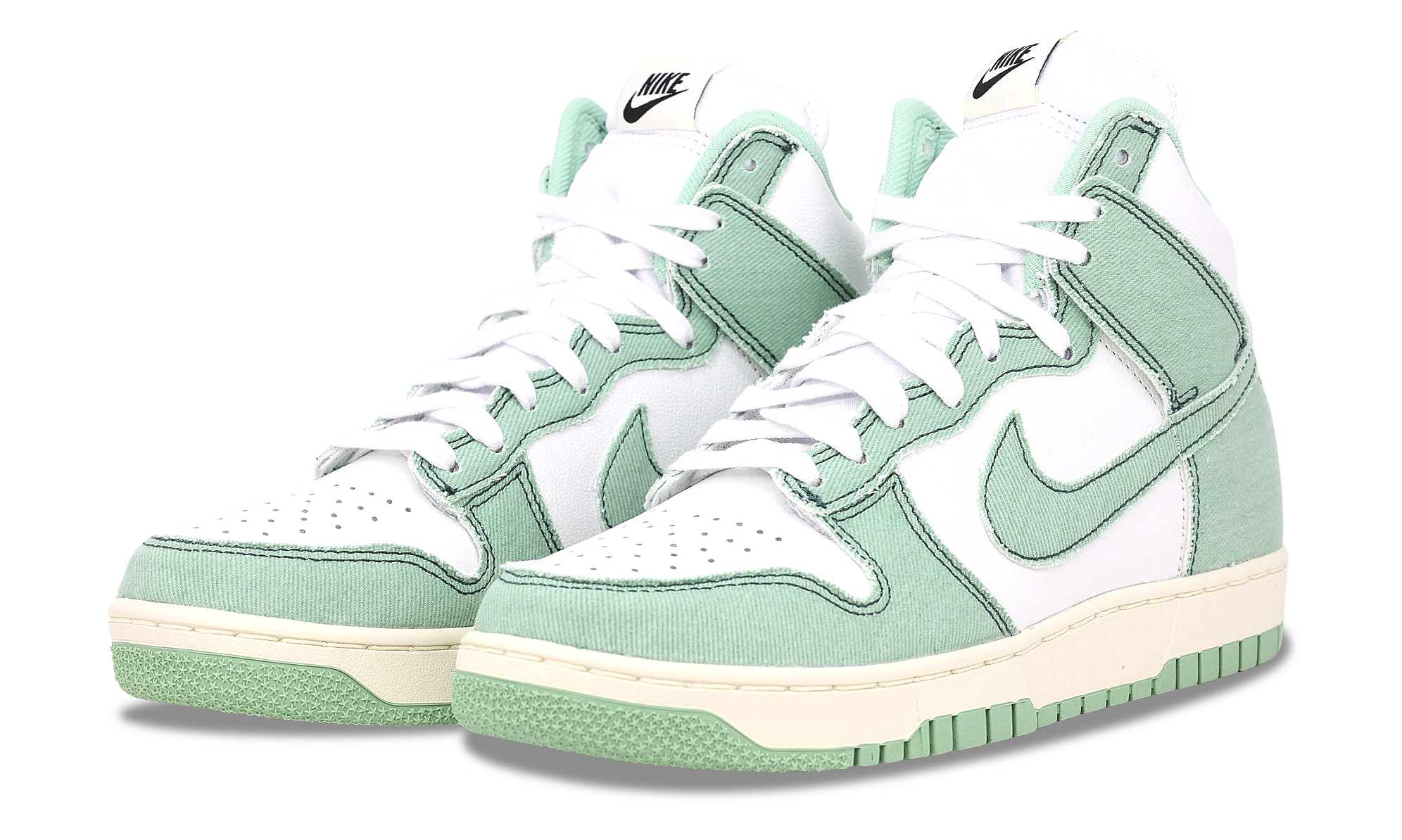 Nike Dunk High 1985 Enamel Green Denim (W)