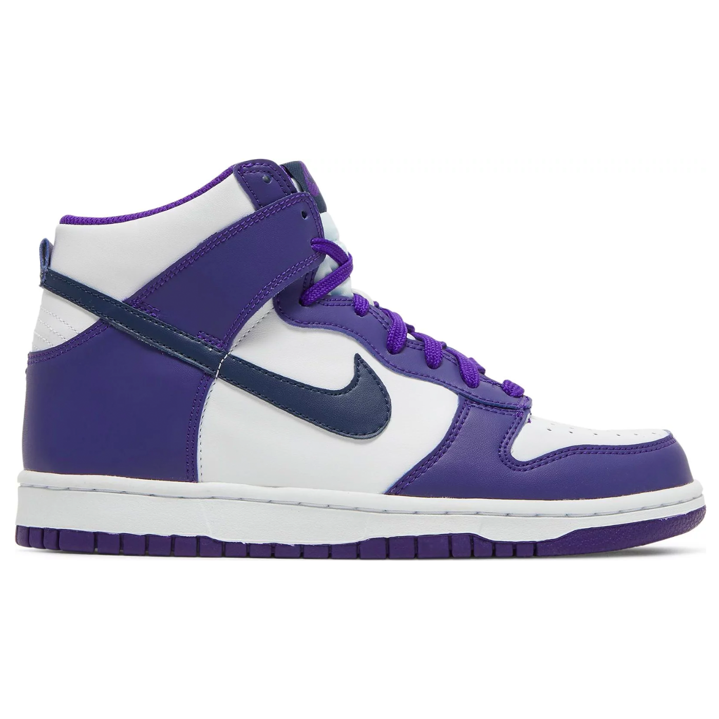 Nike Dunk High Electro Purple Midnight Navy (GS)