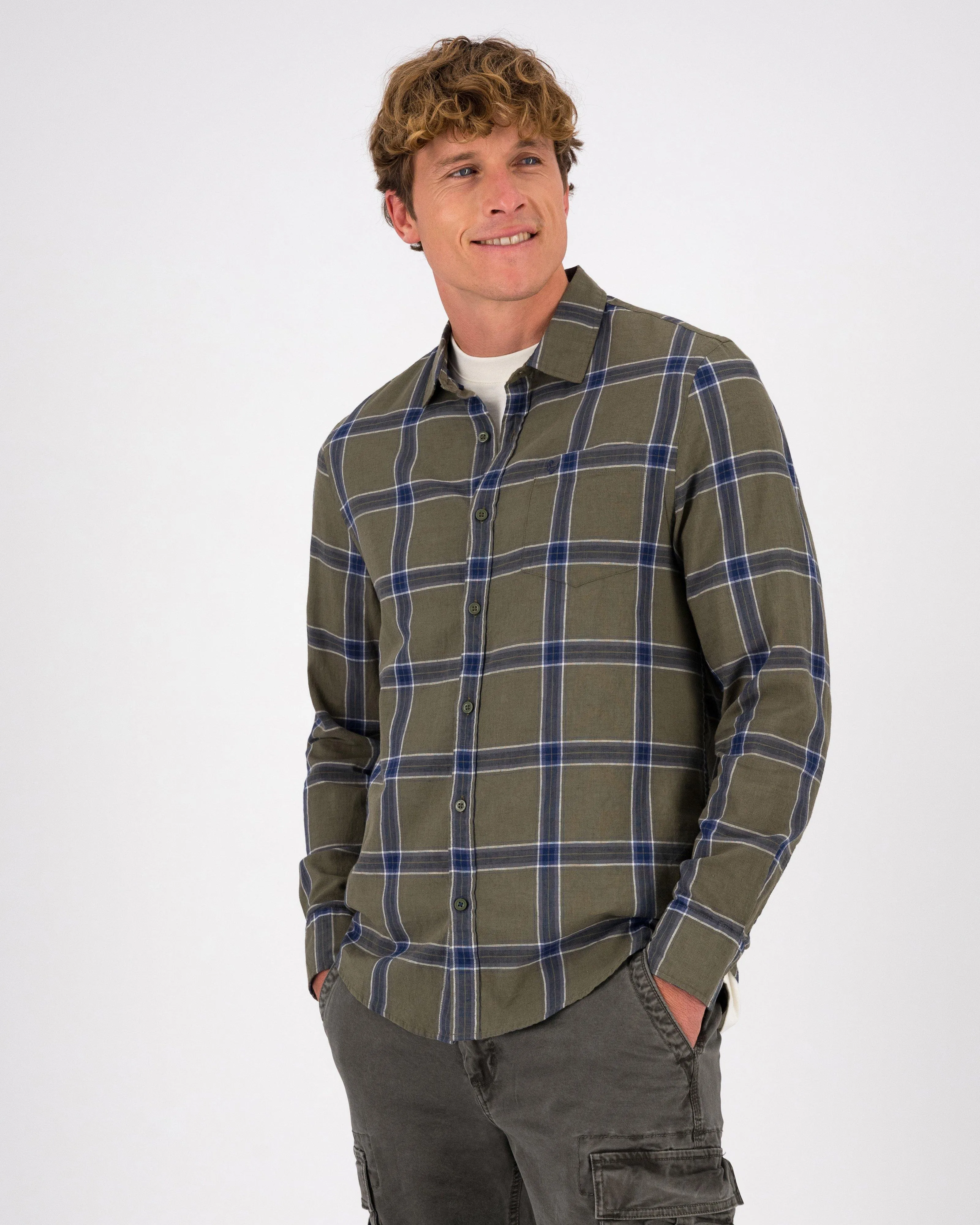 Old Khaki Men’s Lucas Slim Fit Check Shirt | Cape Union Mart