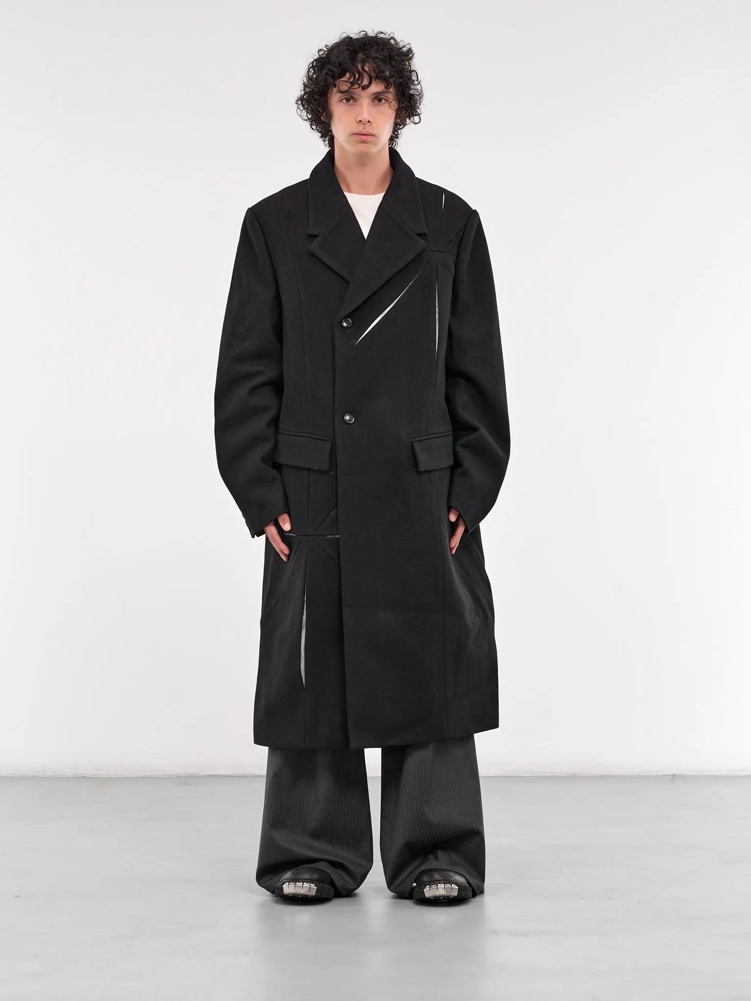 Origami Long Coat (KU2SMC01AP-T1150-BLACK)