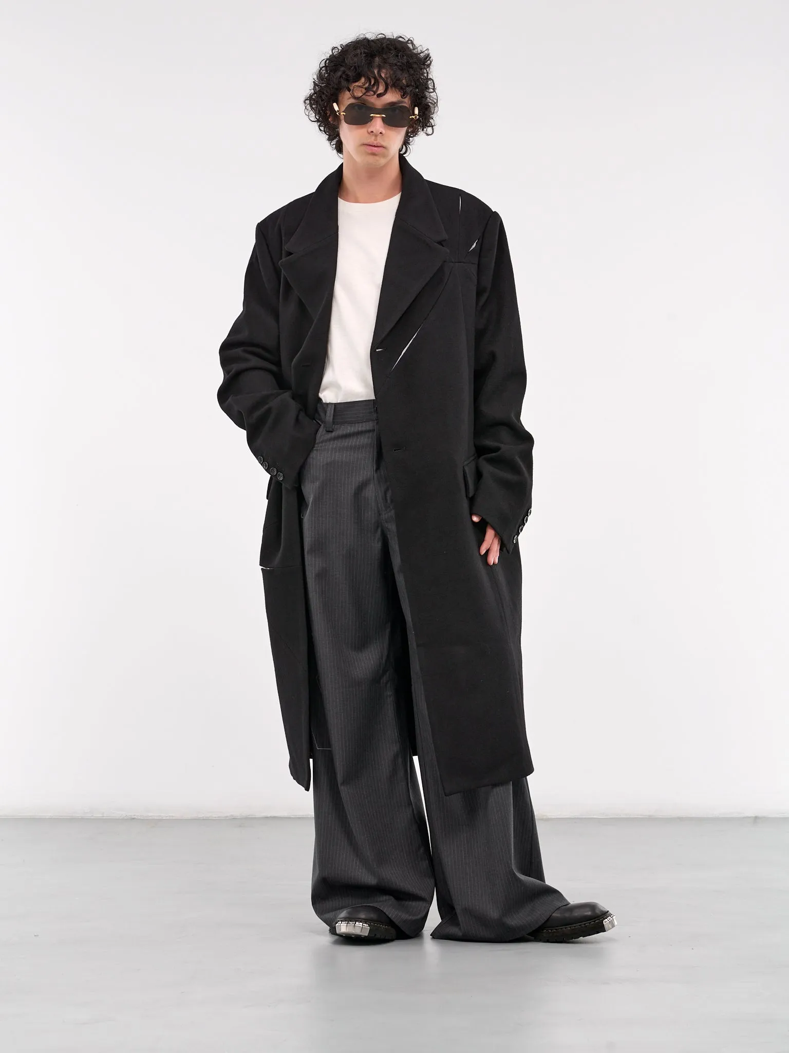 Origami Long Coat (KU2SMC01AP-T1150-BLACK)