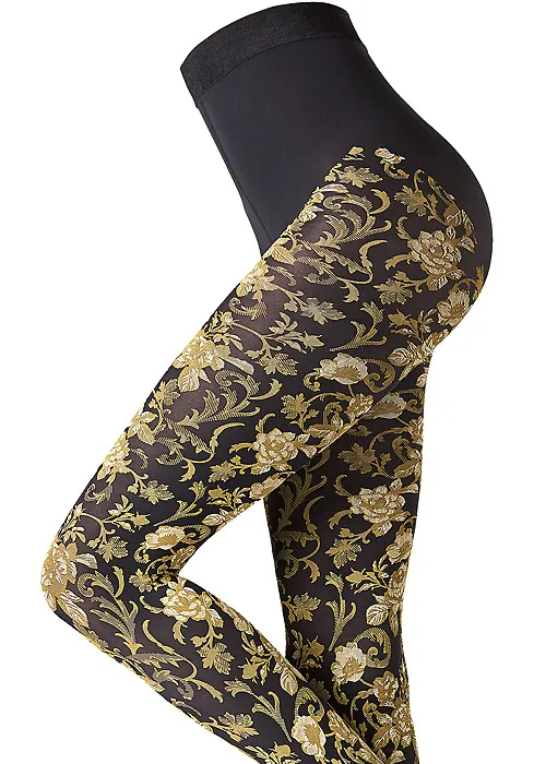 Oroblu History 1999 Baroque Print Tights ()