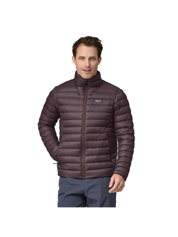 Patagonia Men's Down Sweater: Obsidian Plum