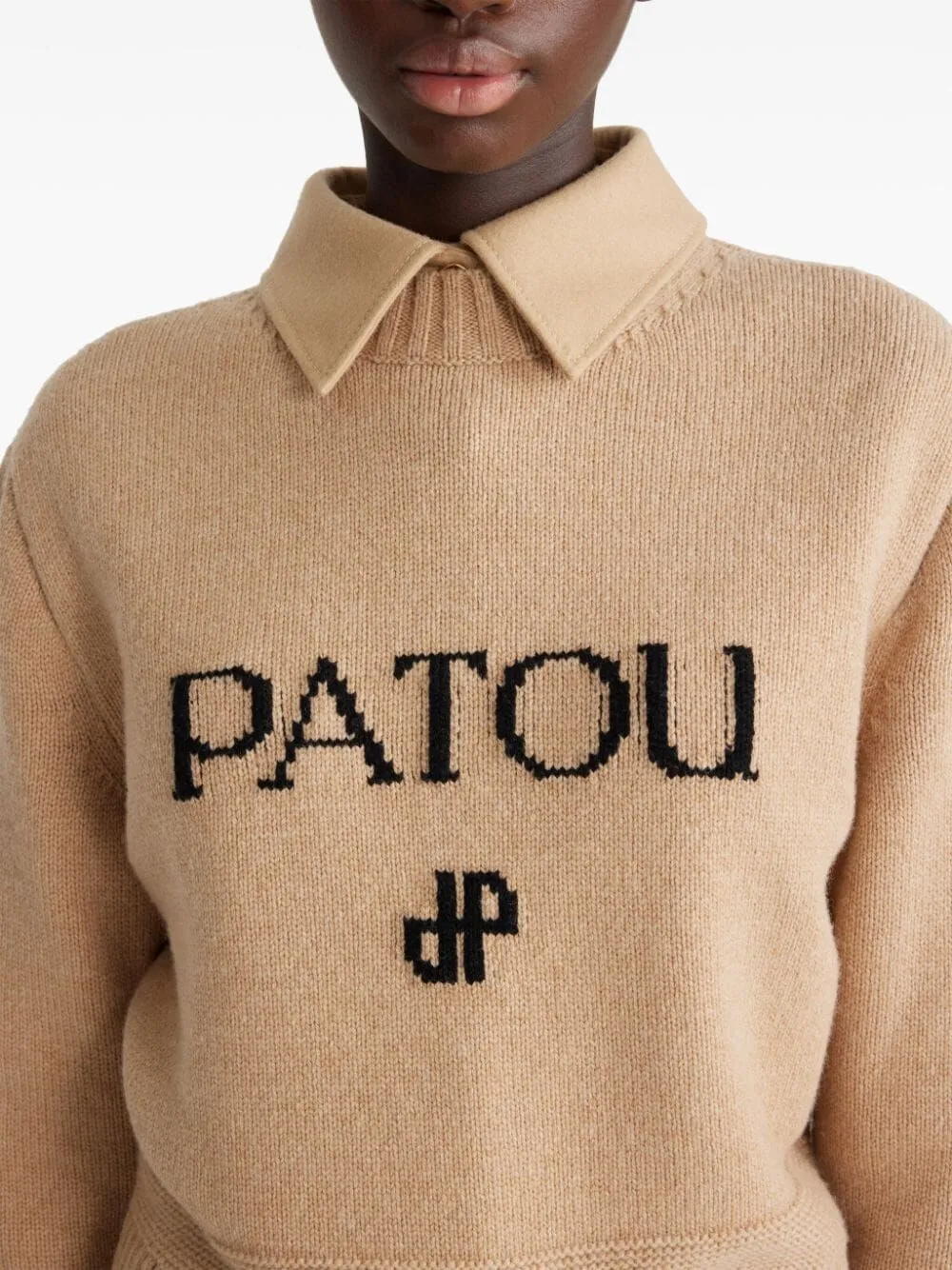 PATOU INTARSIA SWEATER