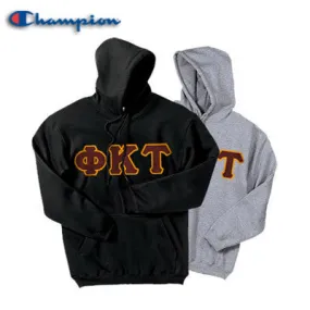 Phi Kappa Tau Champion Powerblend Hoodie, 2-Pack Bundle Deal - Champion S700 - TWILL