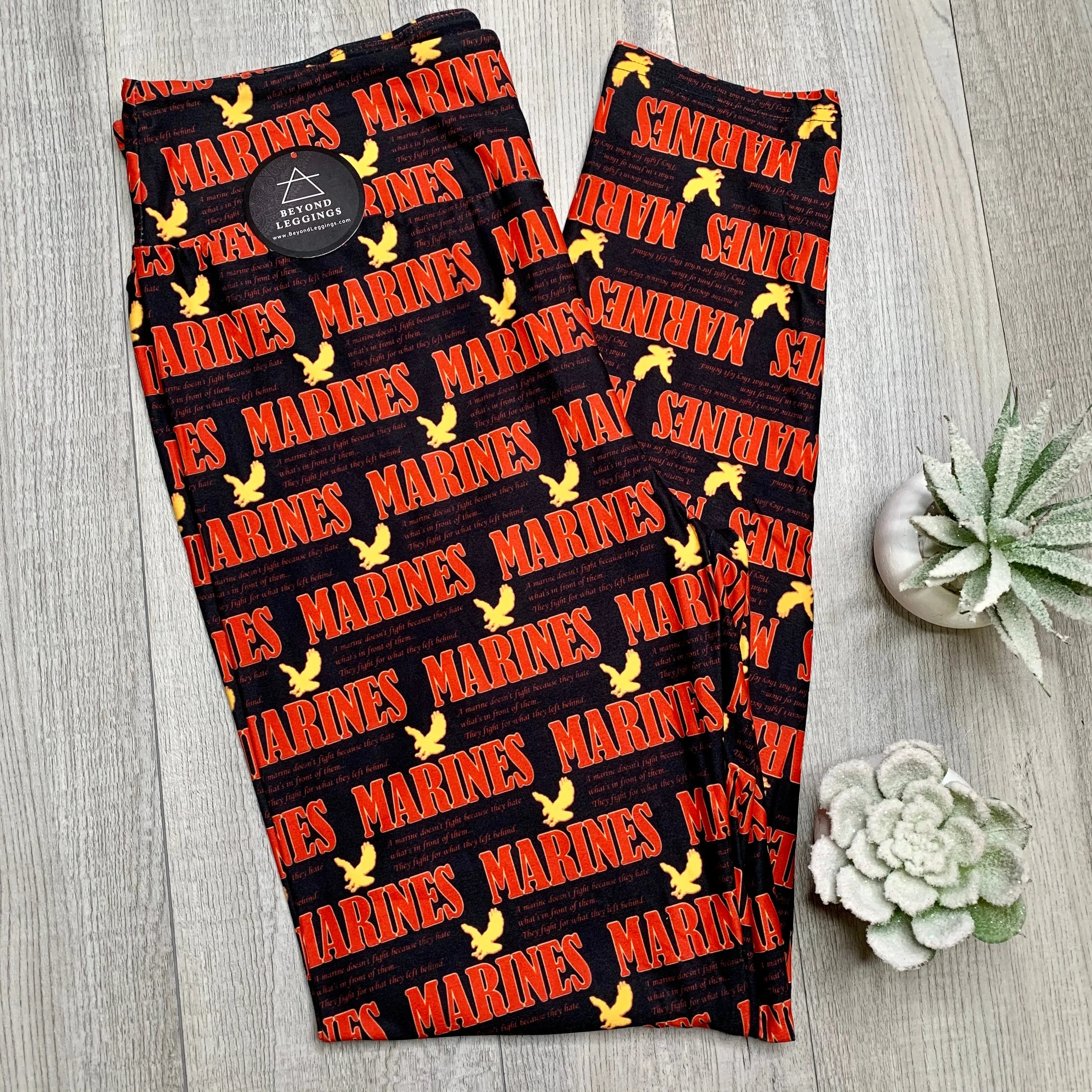 Protect & Serve - Marines Print Leggings