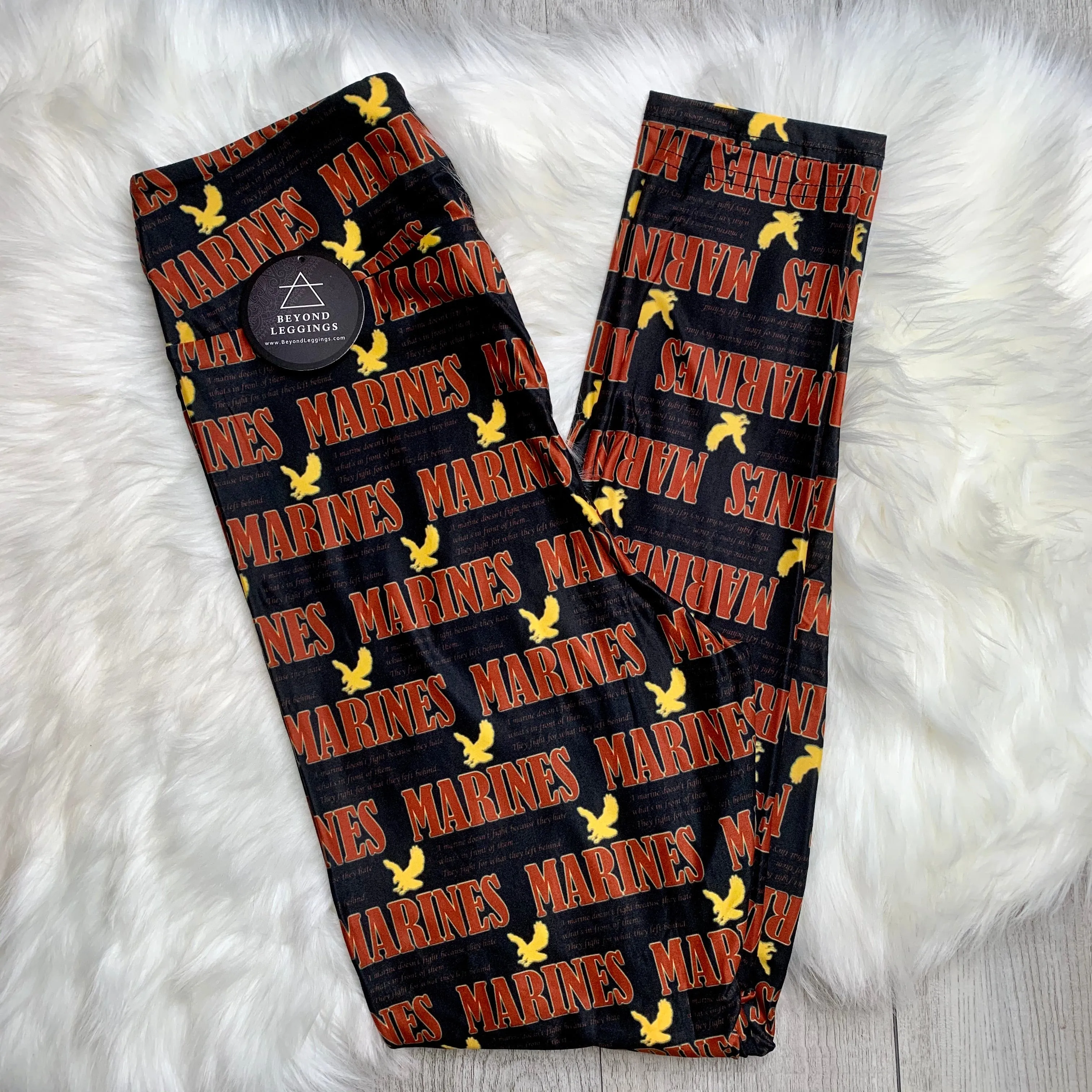 Protect & Serve - Marines Print Leggings