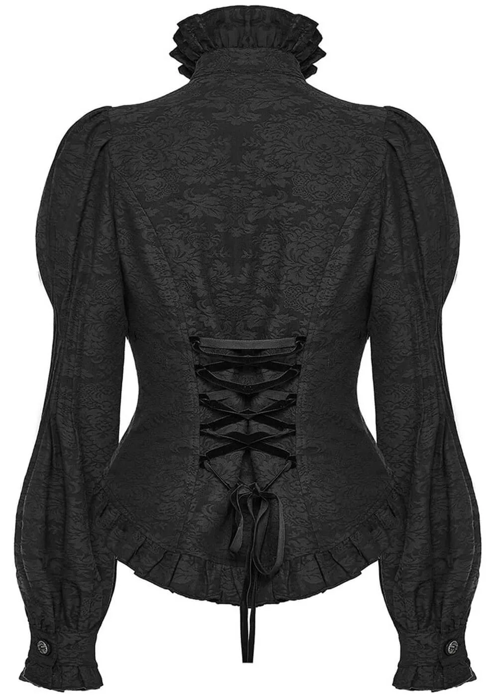 Punk Rave Edith Blouse Black