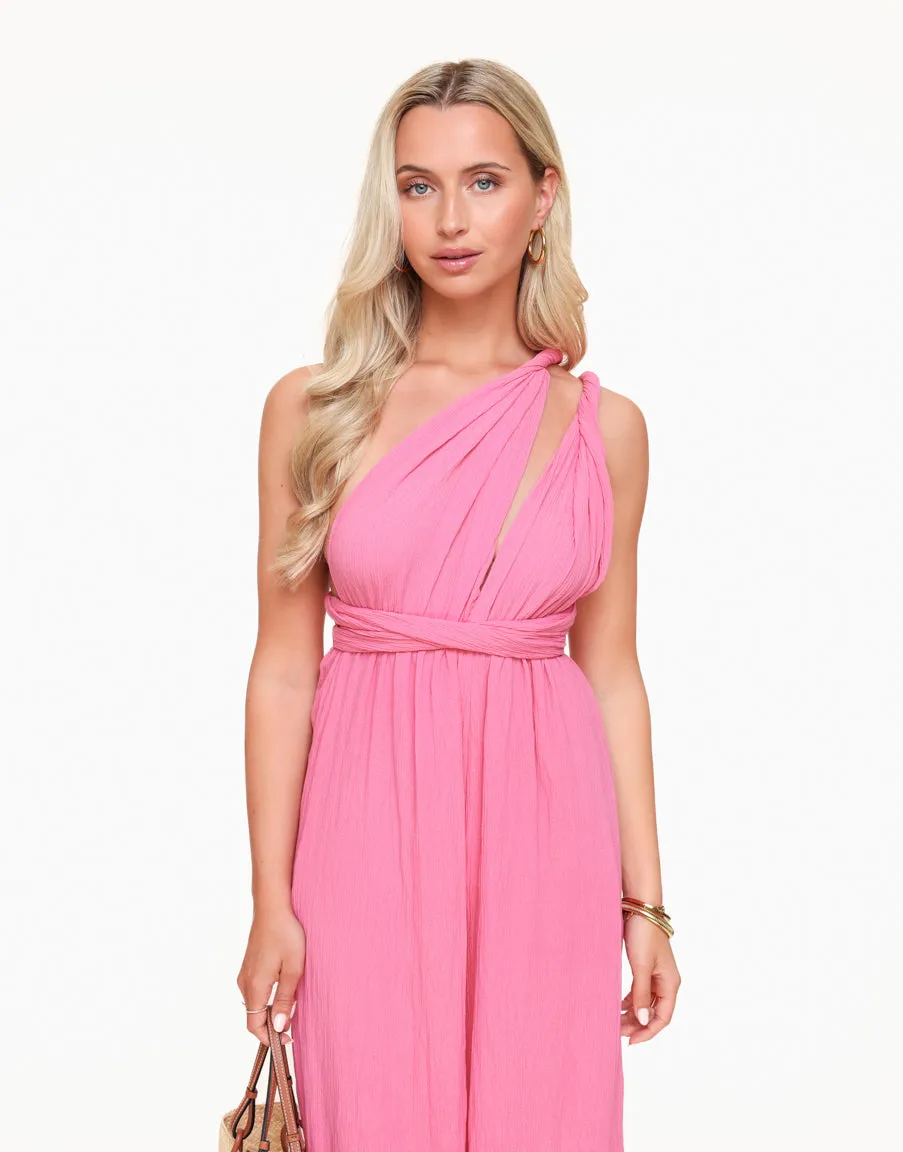 Roze Halter - Jumpsuit