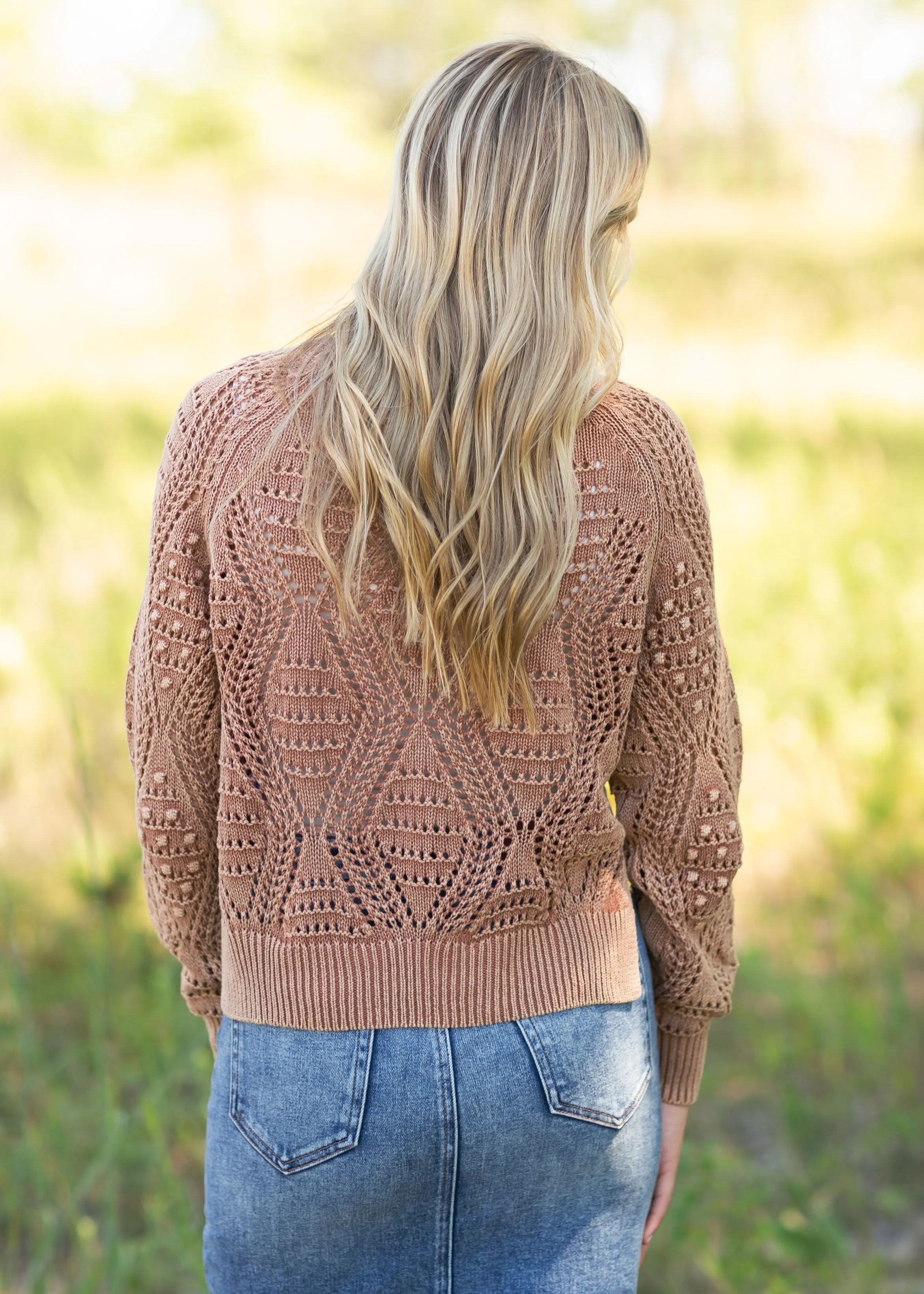 Rust Long Sleeve Sweater