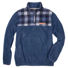 SALE Simply Southern Plaid Navy Fleece Pullover Sweater Unisex Jacket