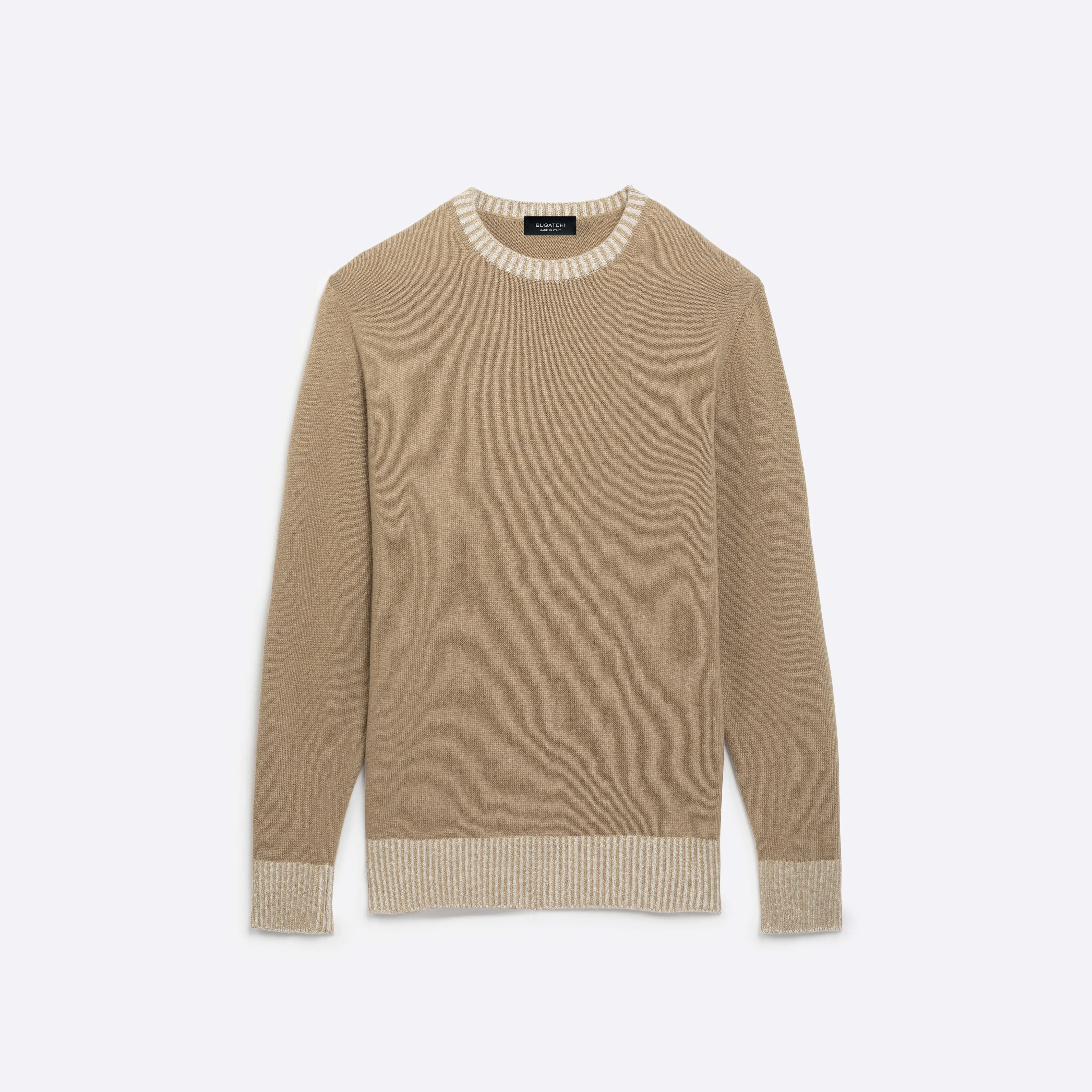 Solid Crew Neck Sweater