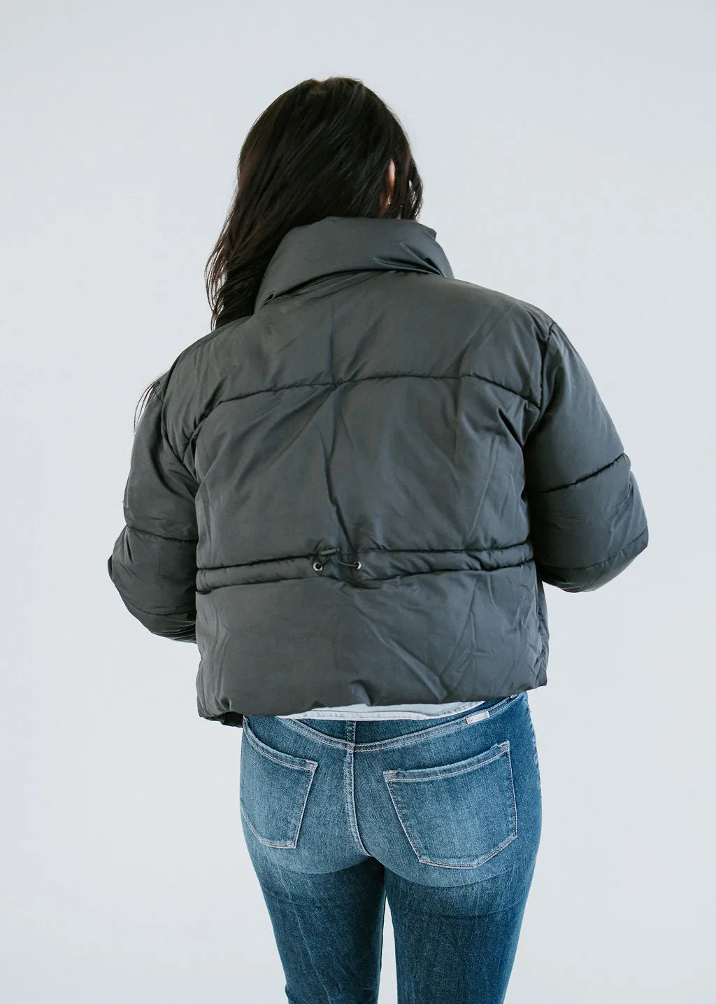 Street Style Cropped Puffer Jacket