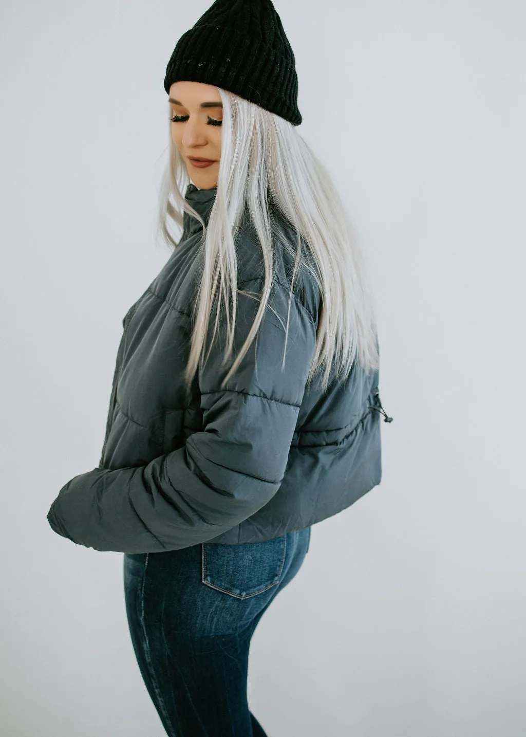 Street Style Cropped Puffer Jacket