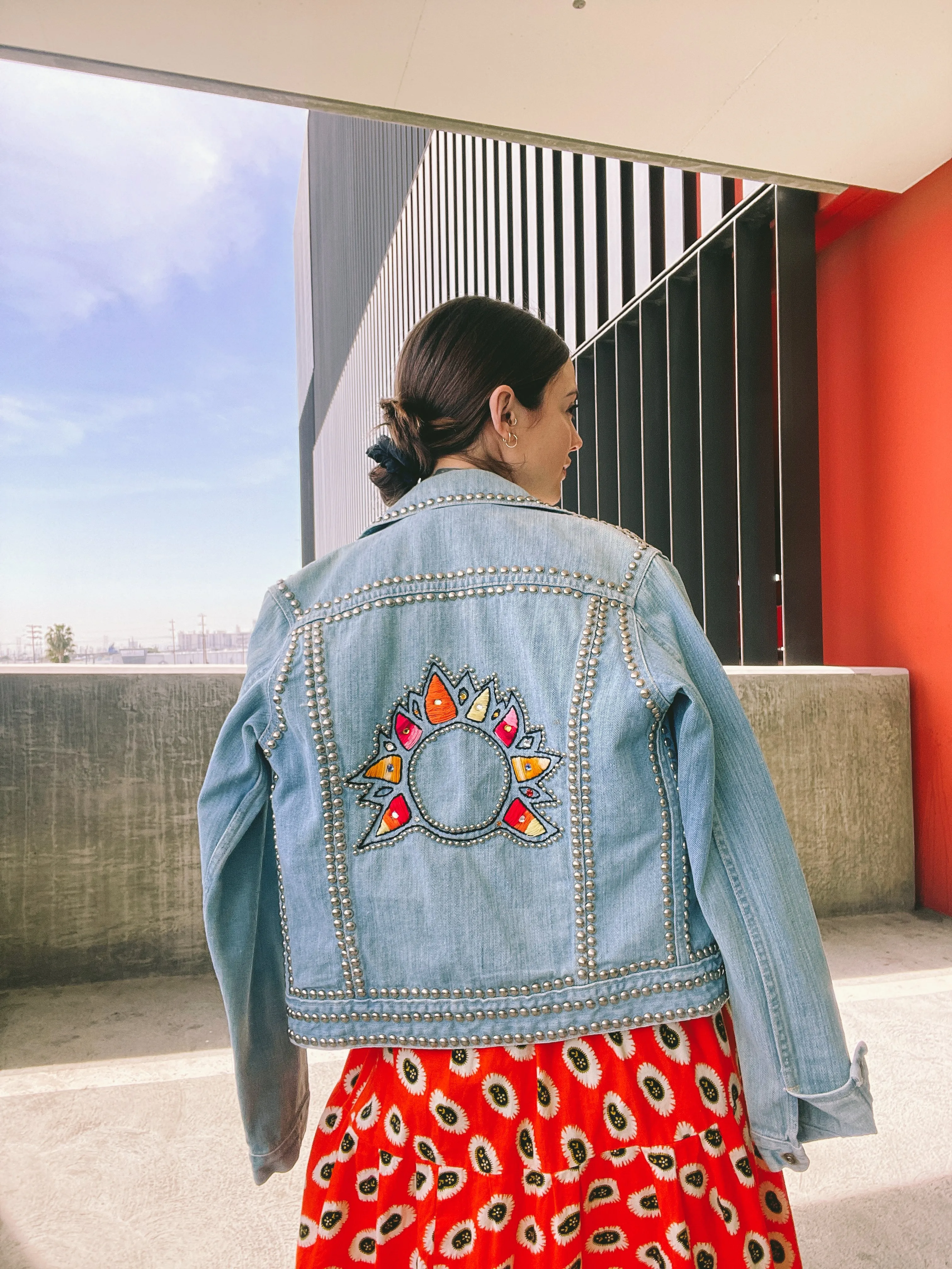 Studded Denim Jacket