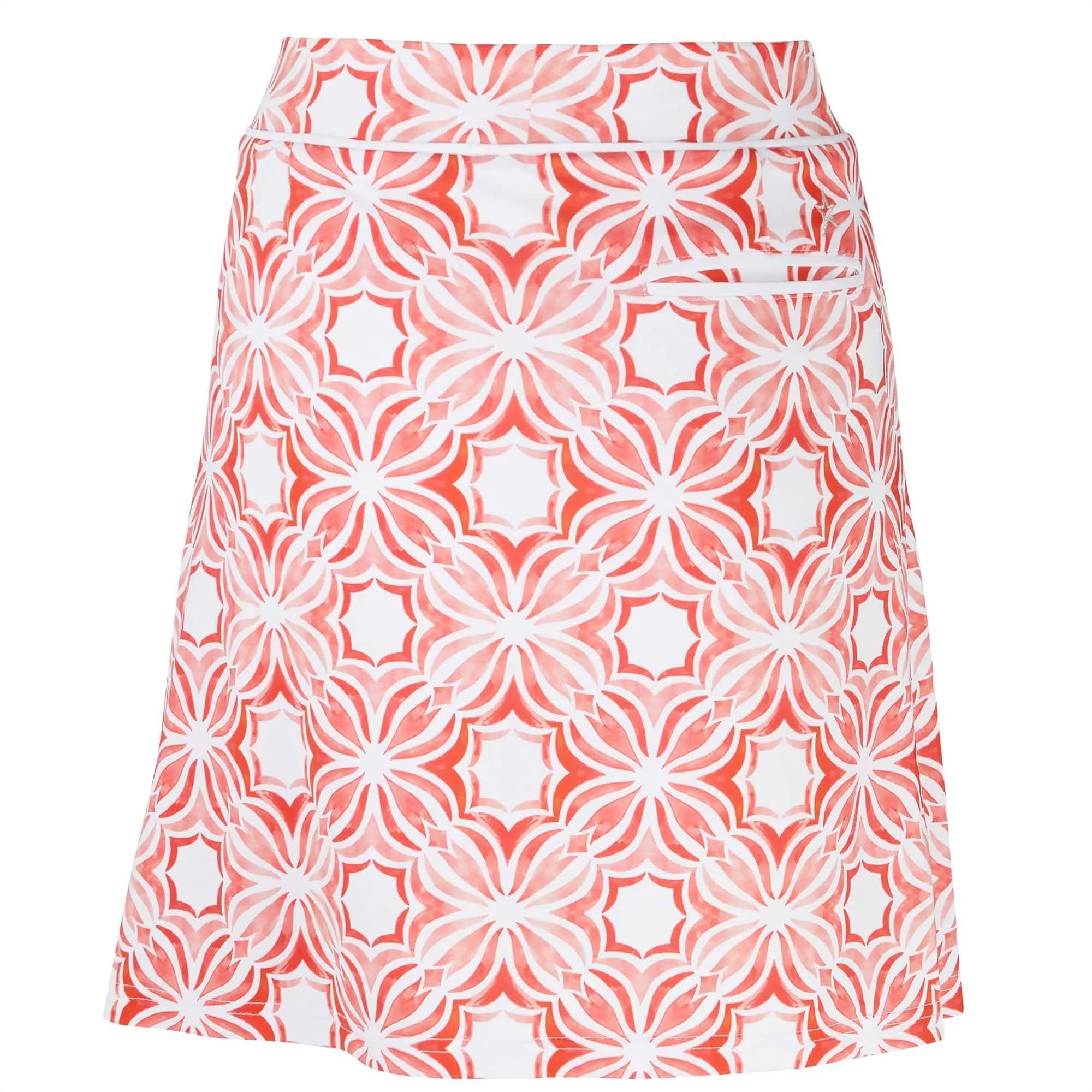 Swing Out Sister Cherie Print Ladies Golf Skort Code Red 47CM