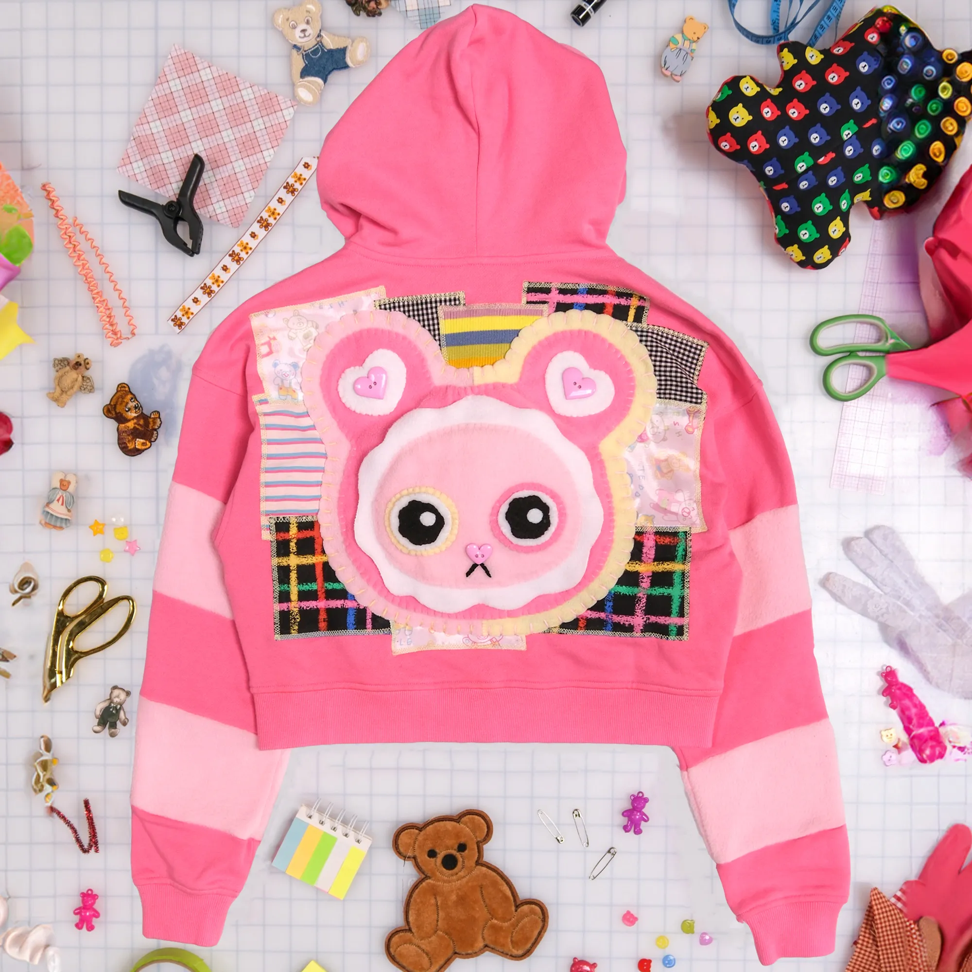 TF x Beth Luxton Fleecy Bear Hoodie