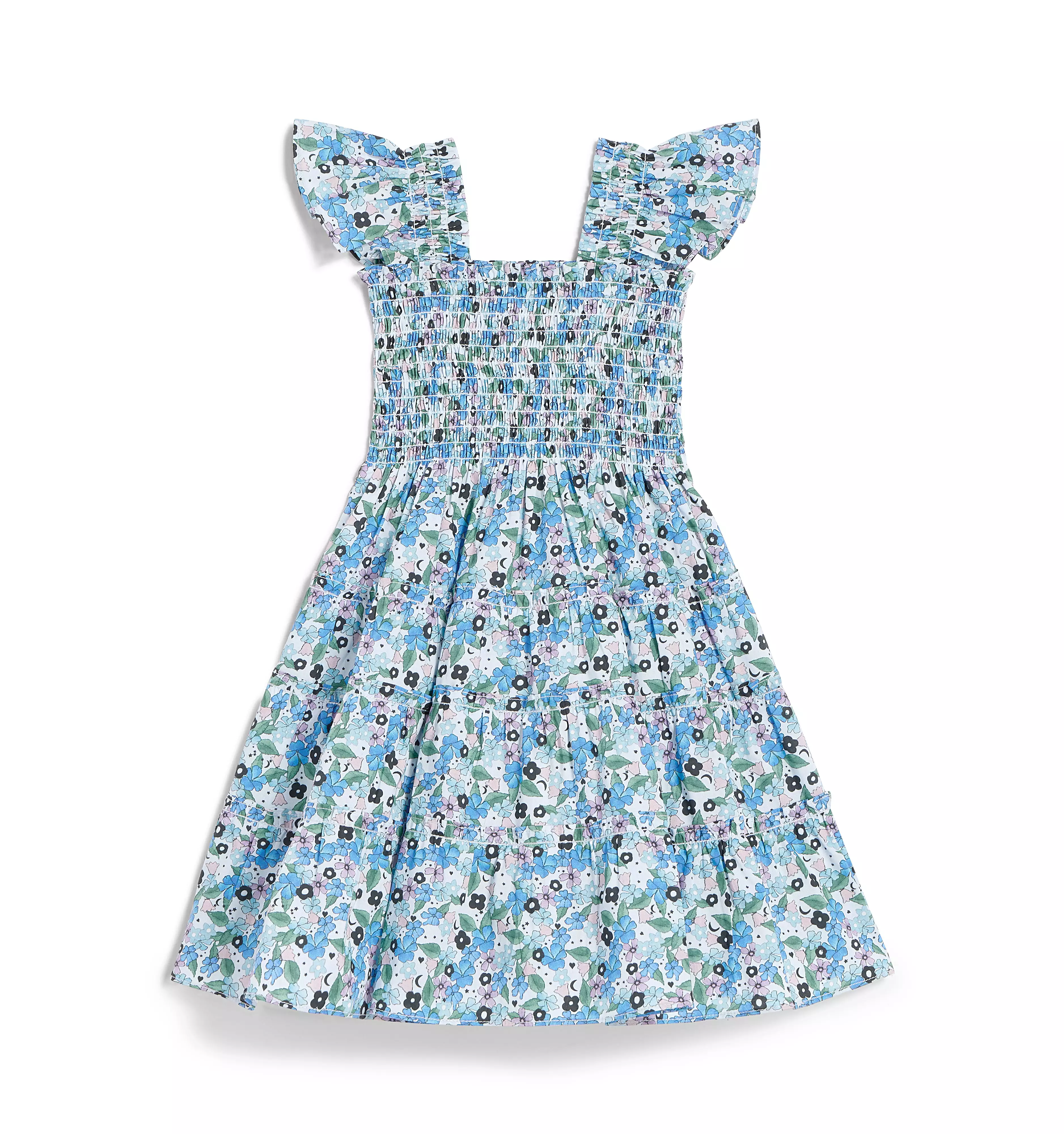 The Artist's Edition Tiny Ellie Nap Dress - Beflowered Charms Cotton