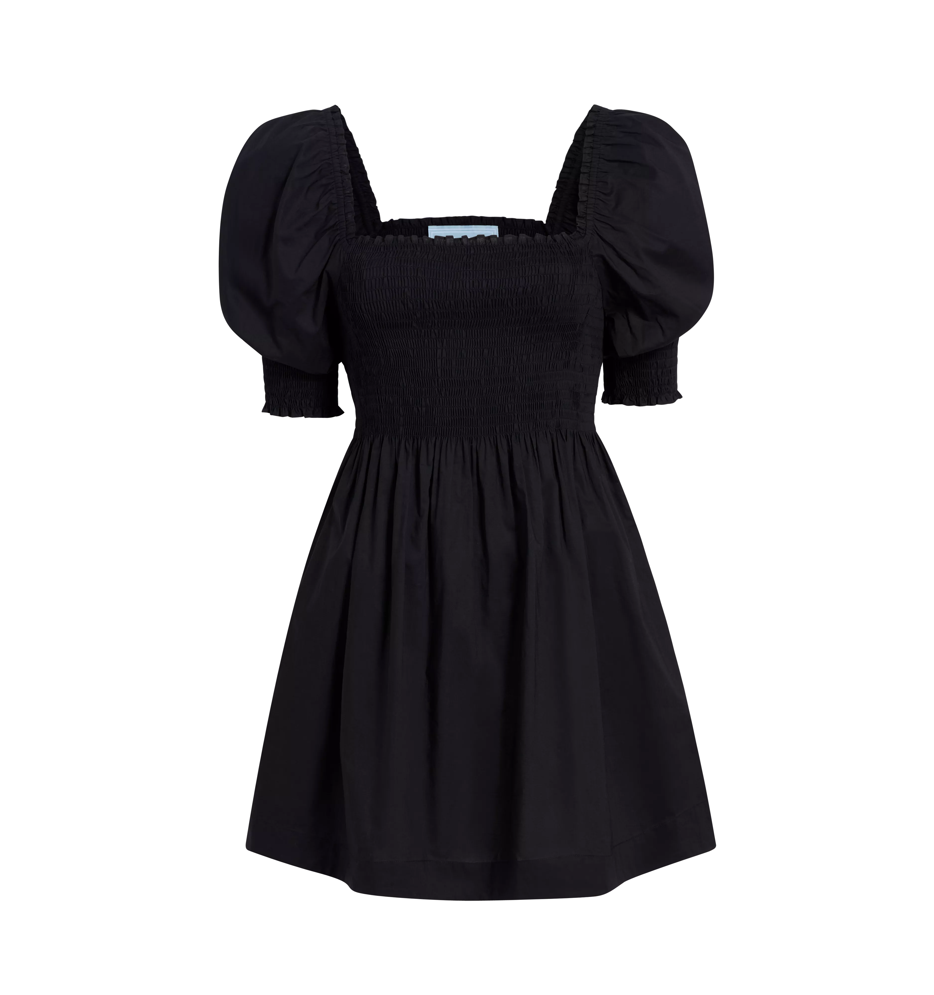 The Athena Nap Dress - Black Cotton