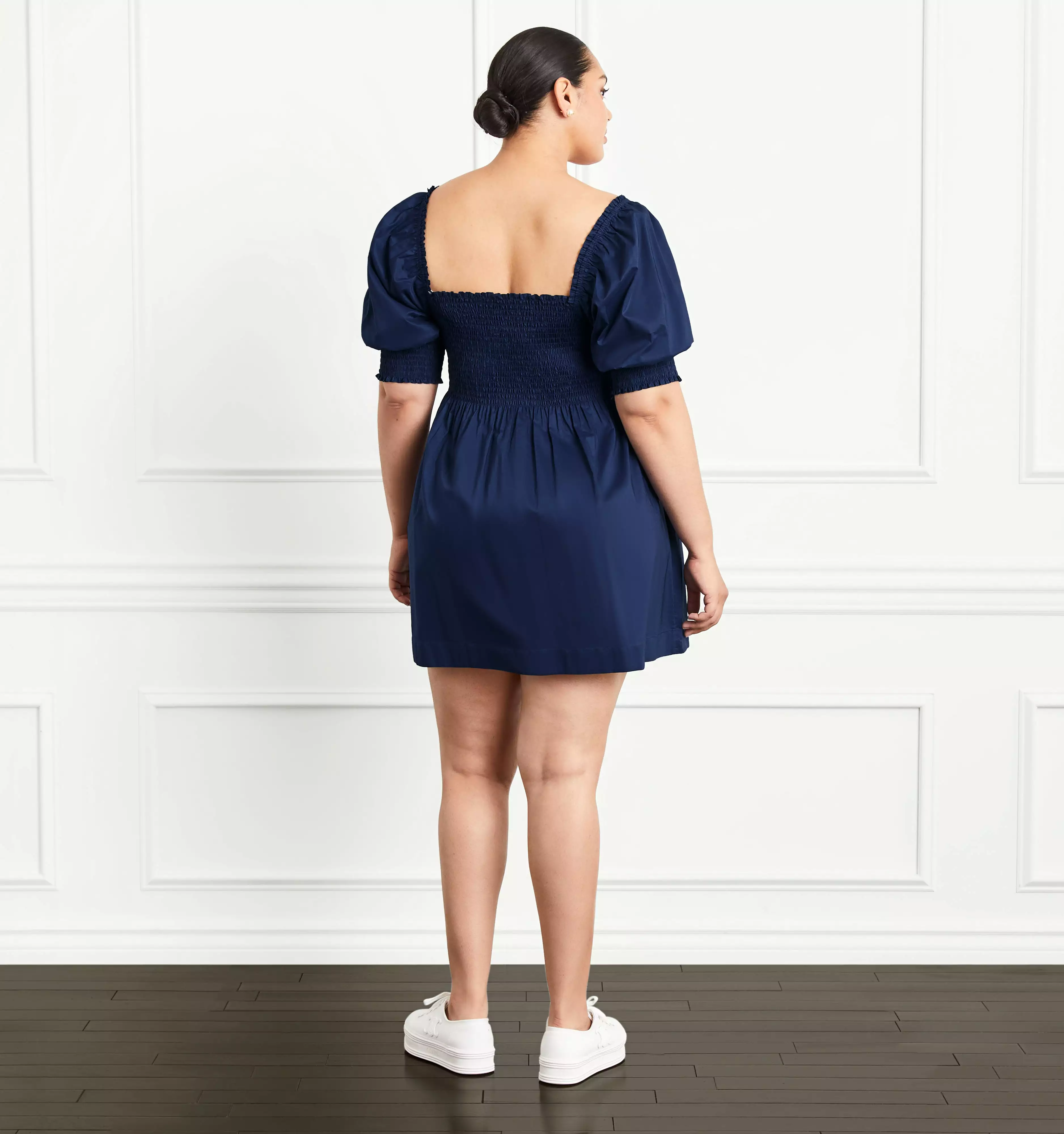 The Athena Nap Dress - Navy Cotton