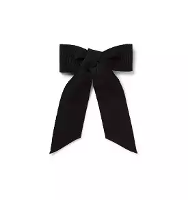 The Belle Bow - Black Grosgrain