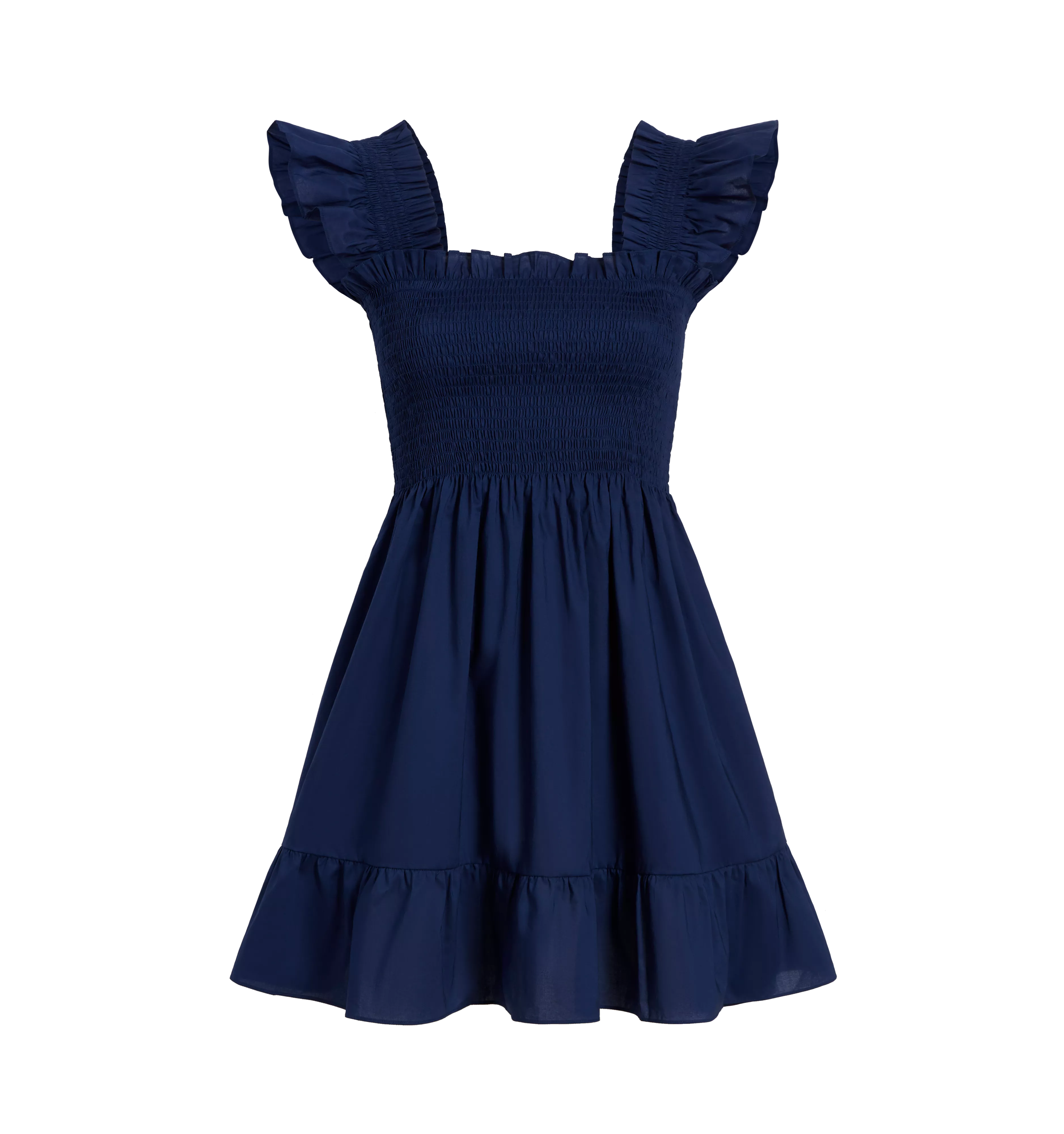 The Elizabeth Nap Dress - Navy Cotton