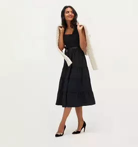 The Ellie Nap Dress - Black Crepe