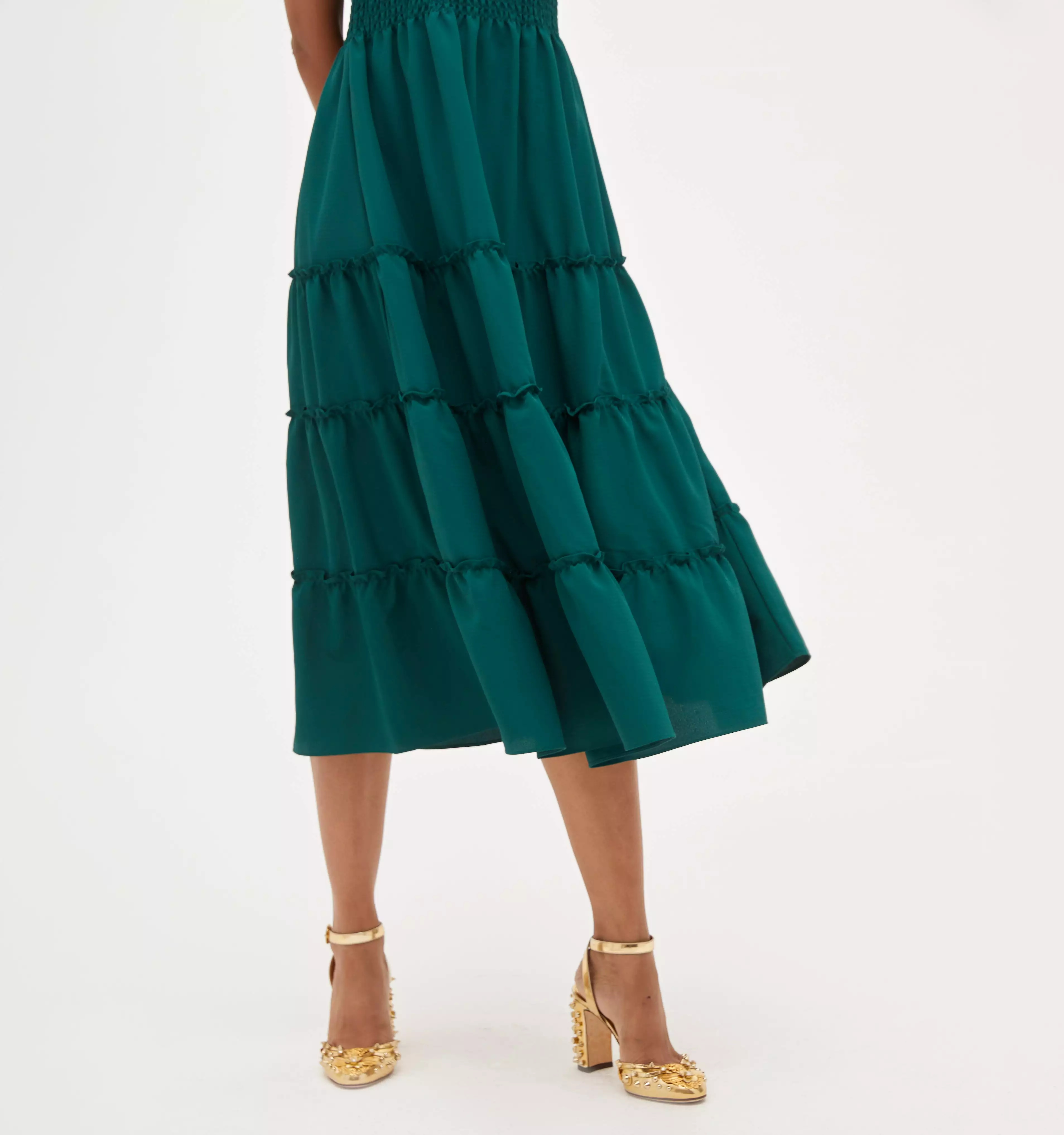 The Ellie Nap Dress - Botanical Garden Crepe