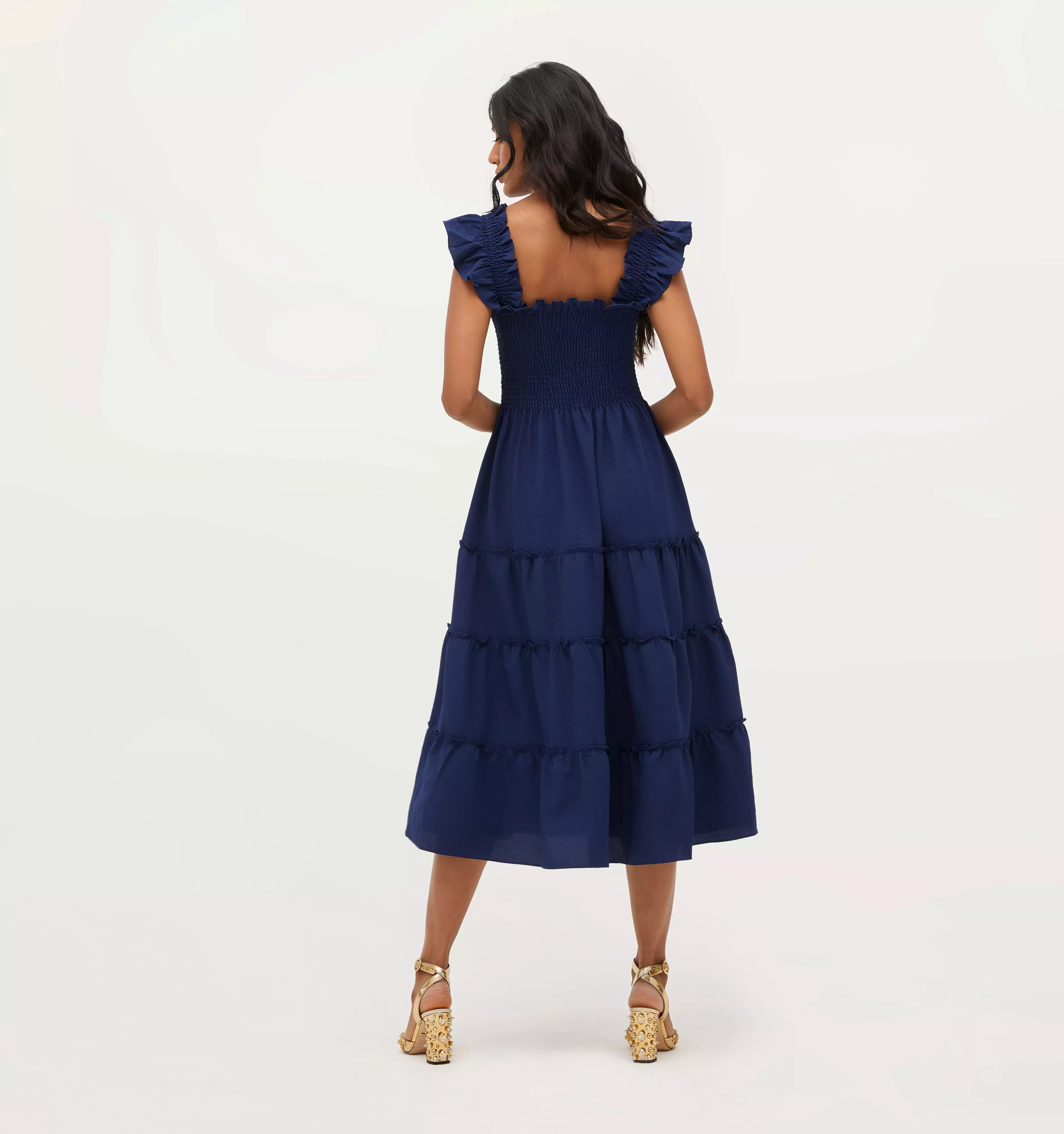 The Ellie Nap Dress - Navy Crepe