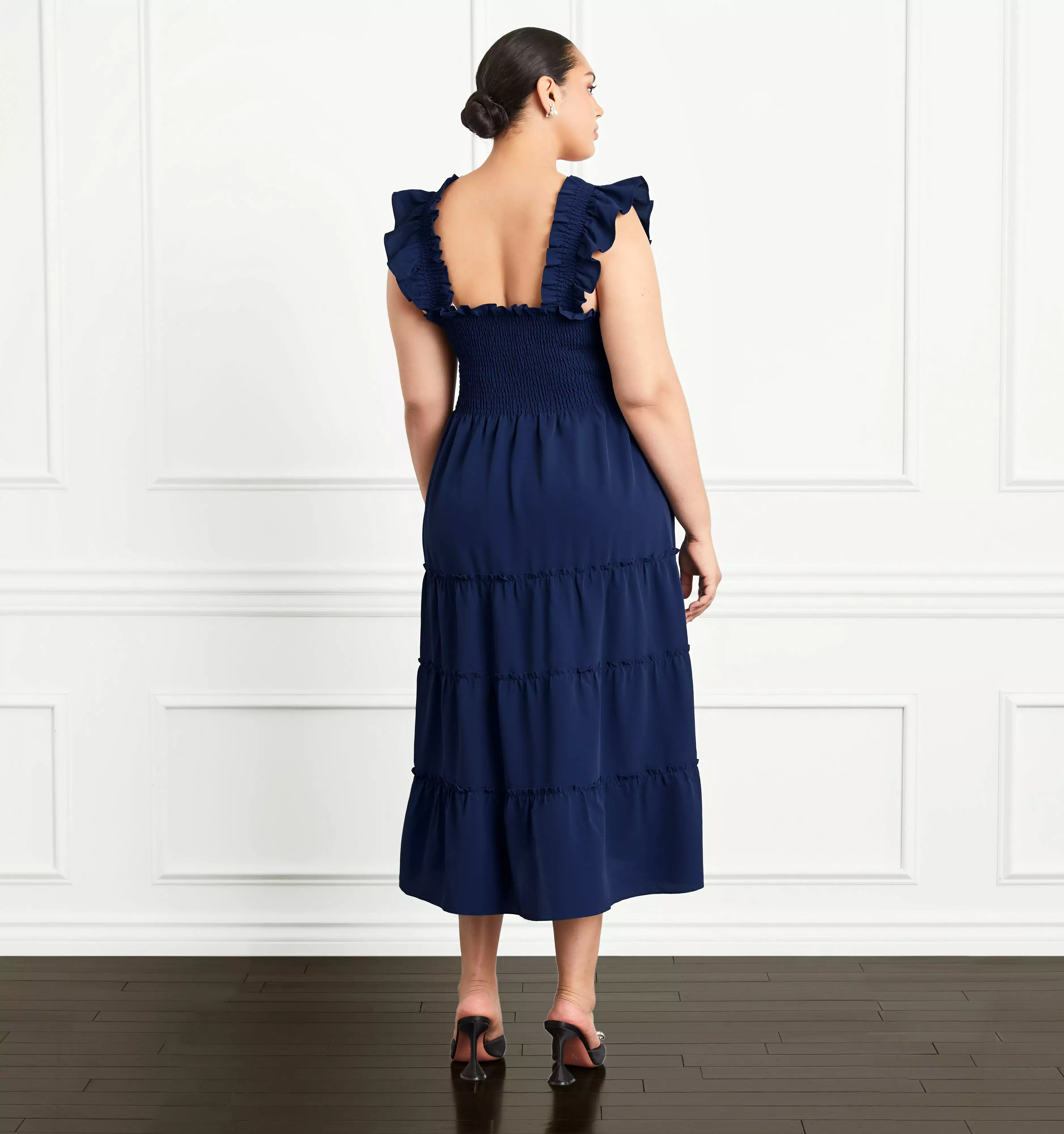 The Ellie Nap Dress - Navy Crepe