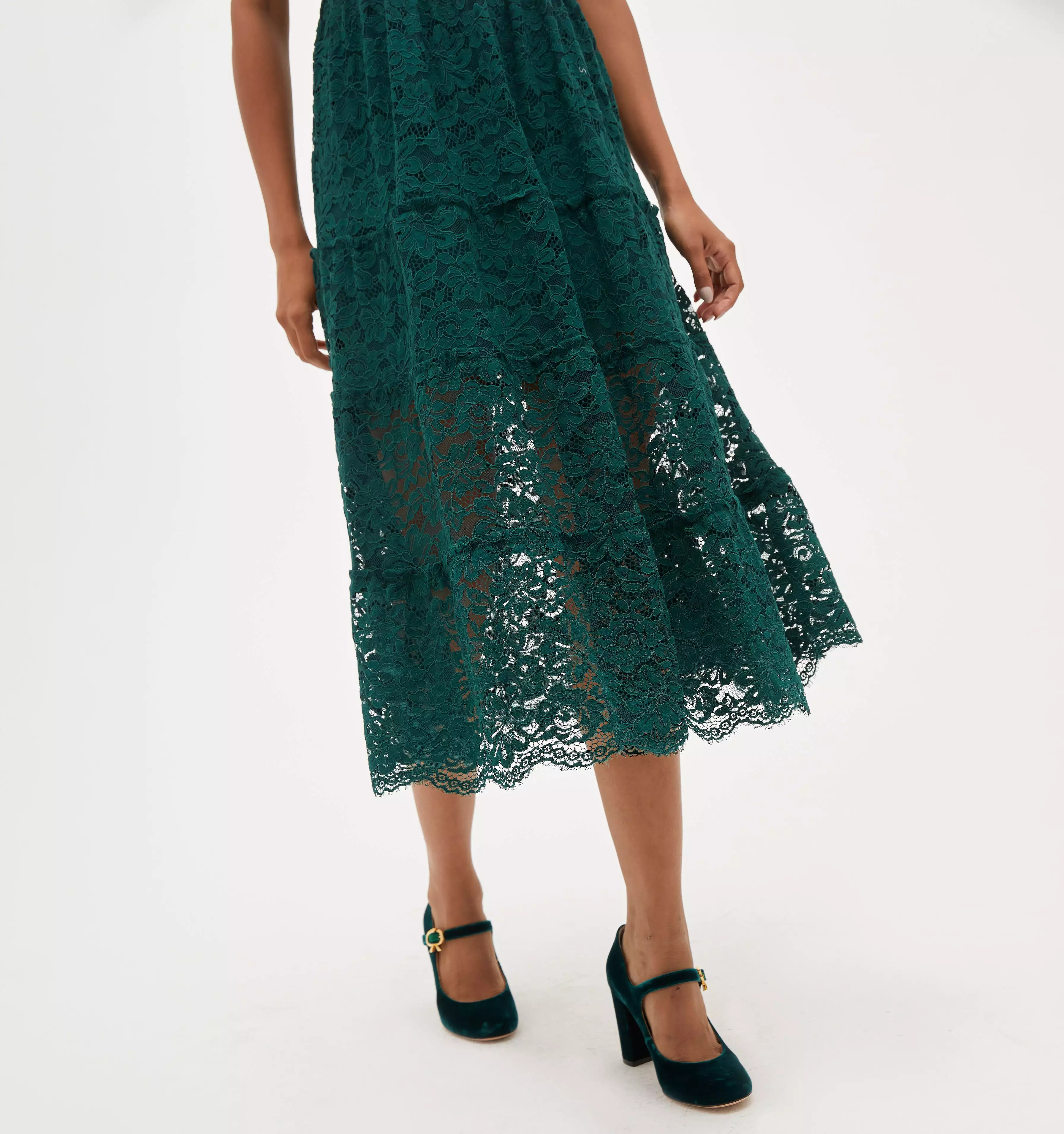 The Lace Ellie Nap Dress - Botanical Garden Lace