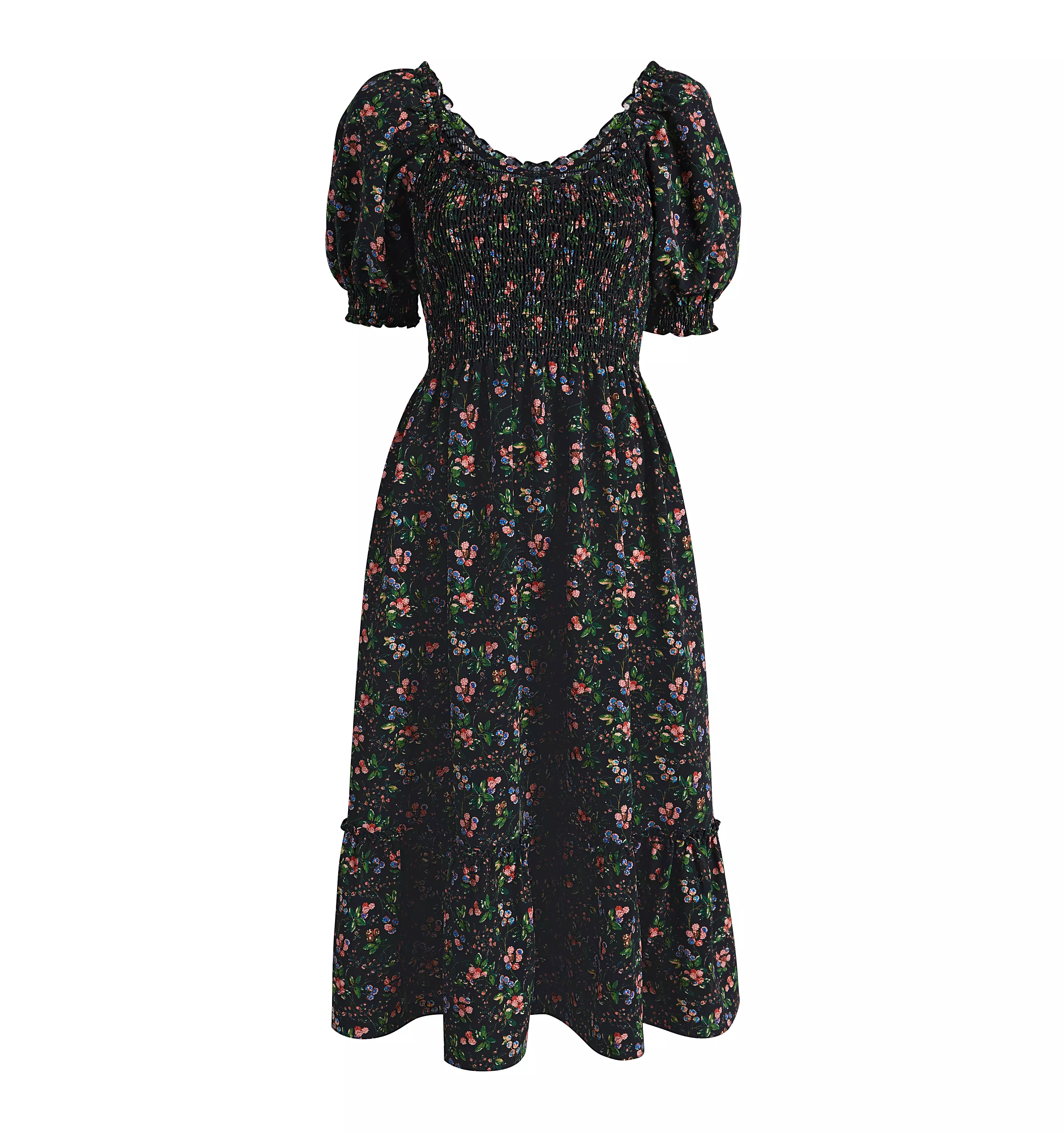 The Louisa Nap Dress - Multi Berry Crepe