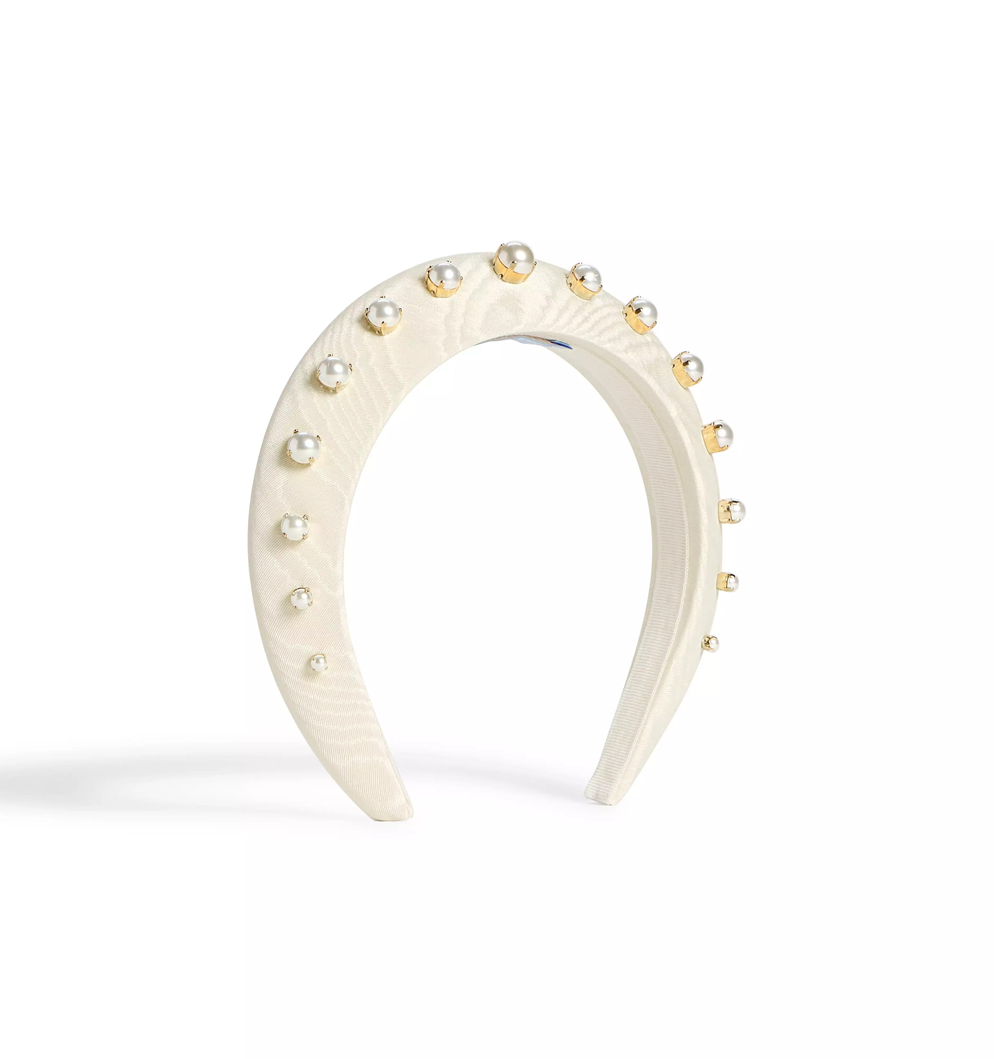 The Pearl Halo Headband - Off White