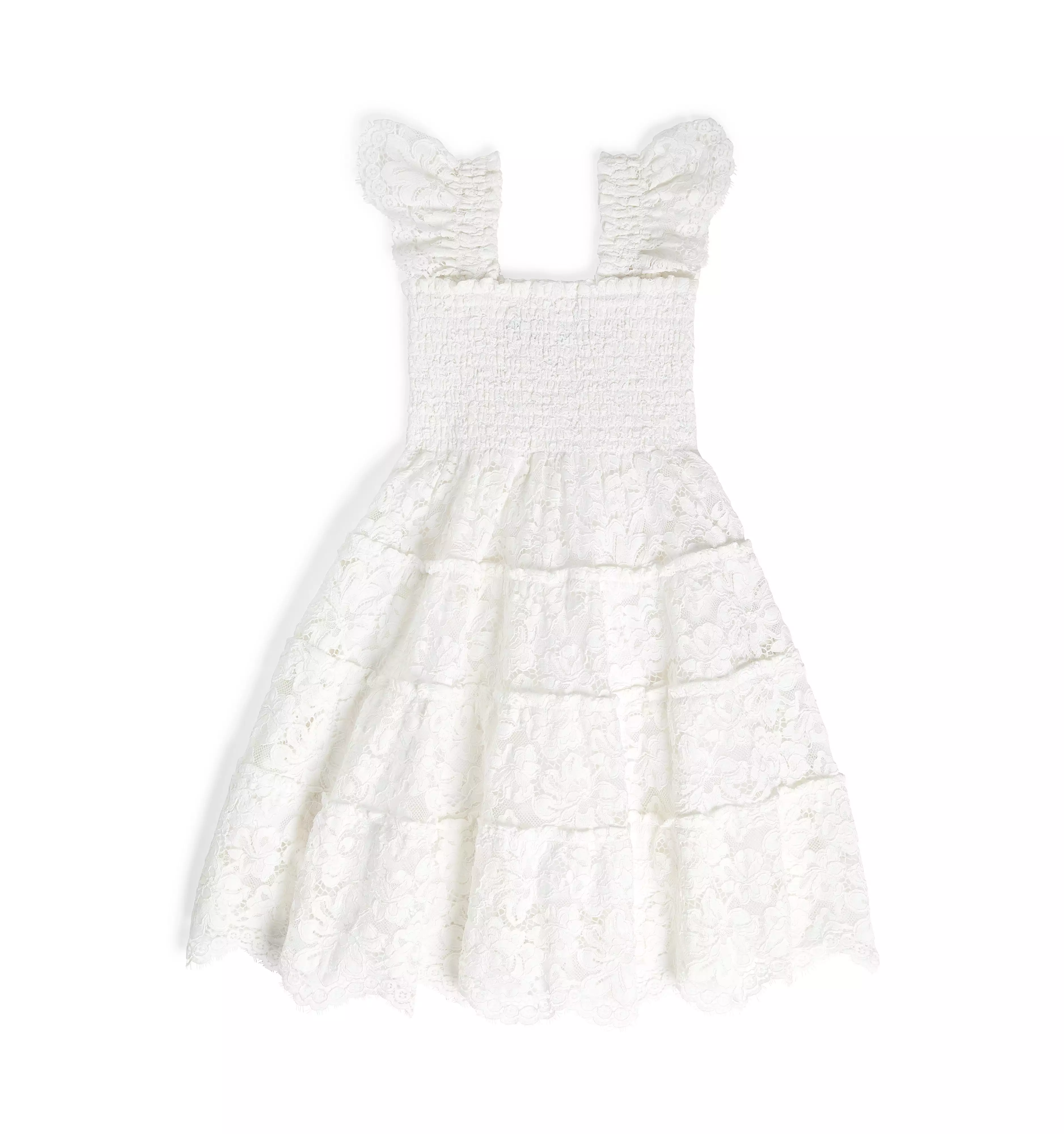 The Tiny Lace Ellie Nap Dress - White Lace