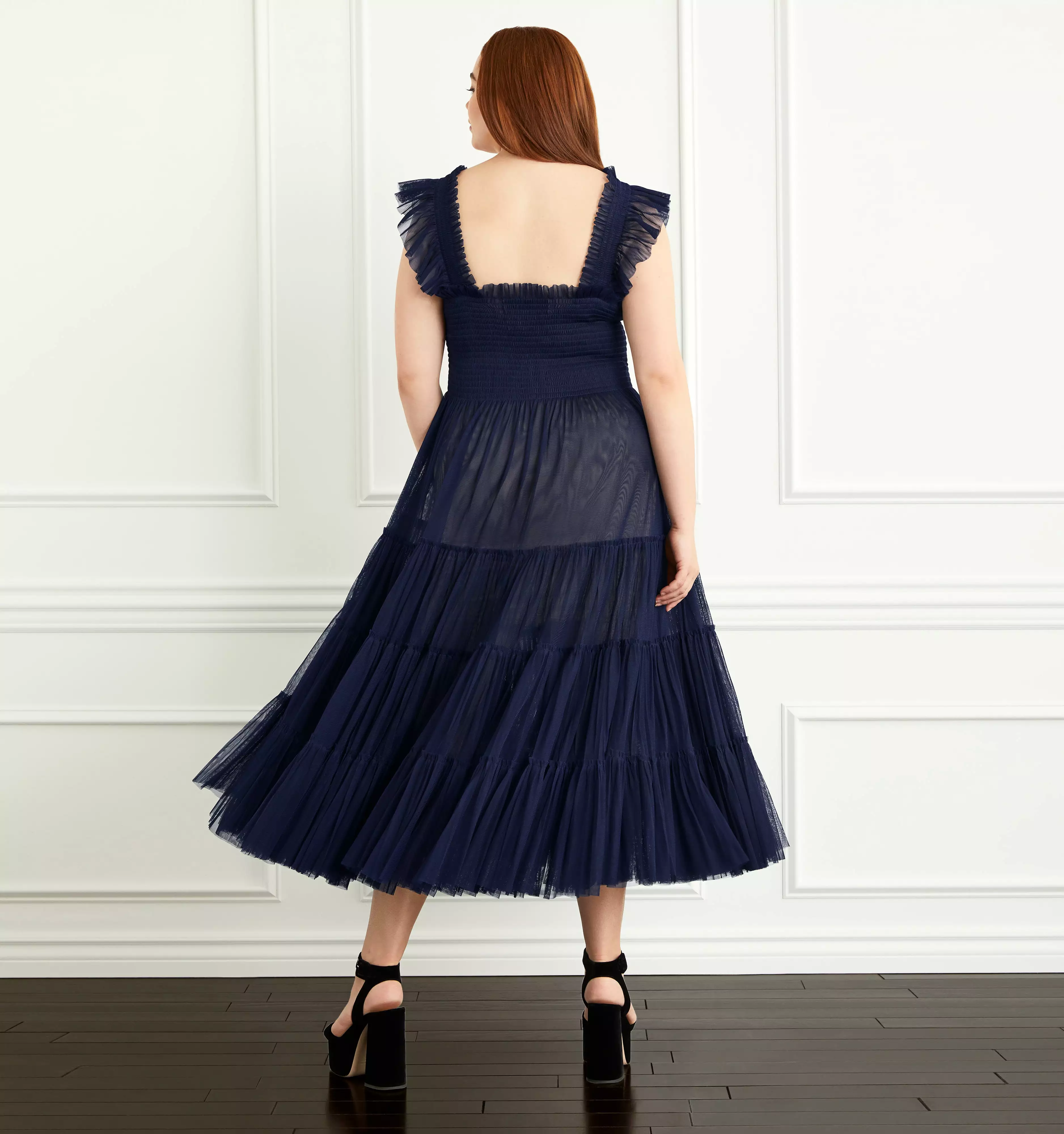 The Tulle Ellie Nap Dress  - Navy Tulle