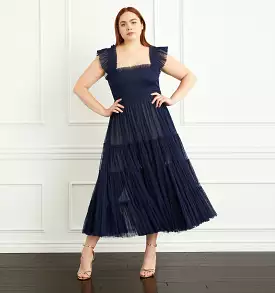 The Tulle Ellie Nap Dress  - Navy Tulle