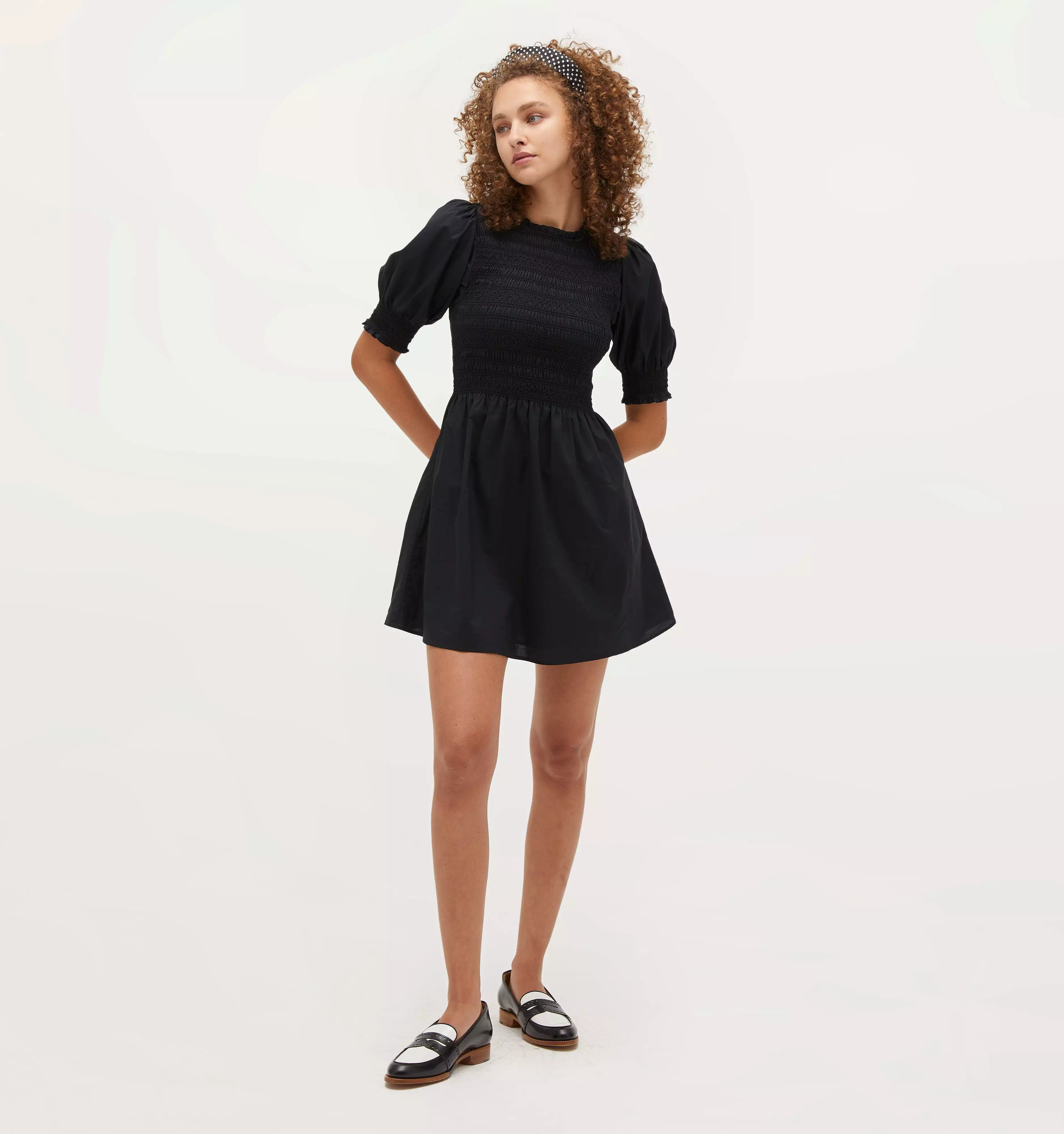 The Vivi Nap Dress - Black Cotton