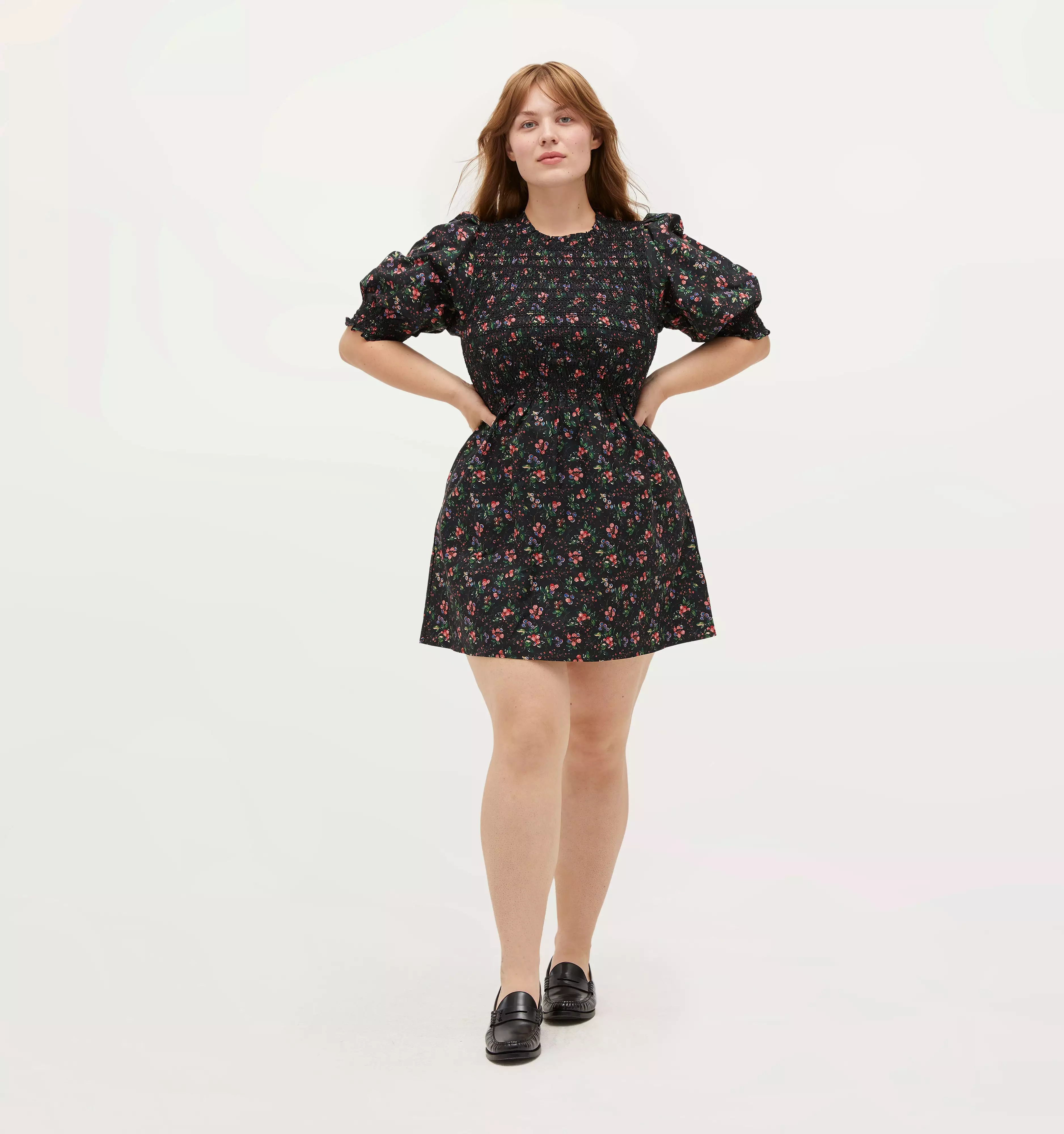 The Vivi Nap Dress - Multi Berry Taffeta