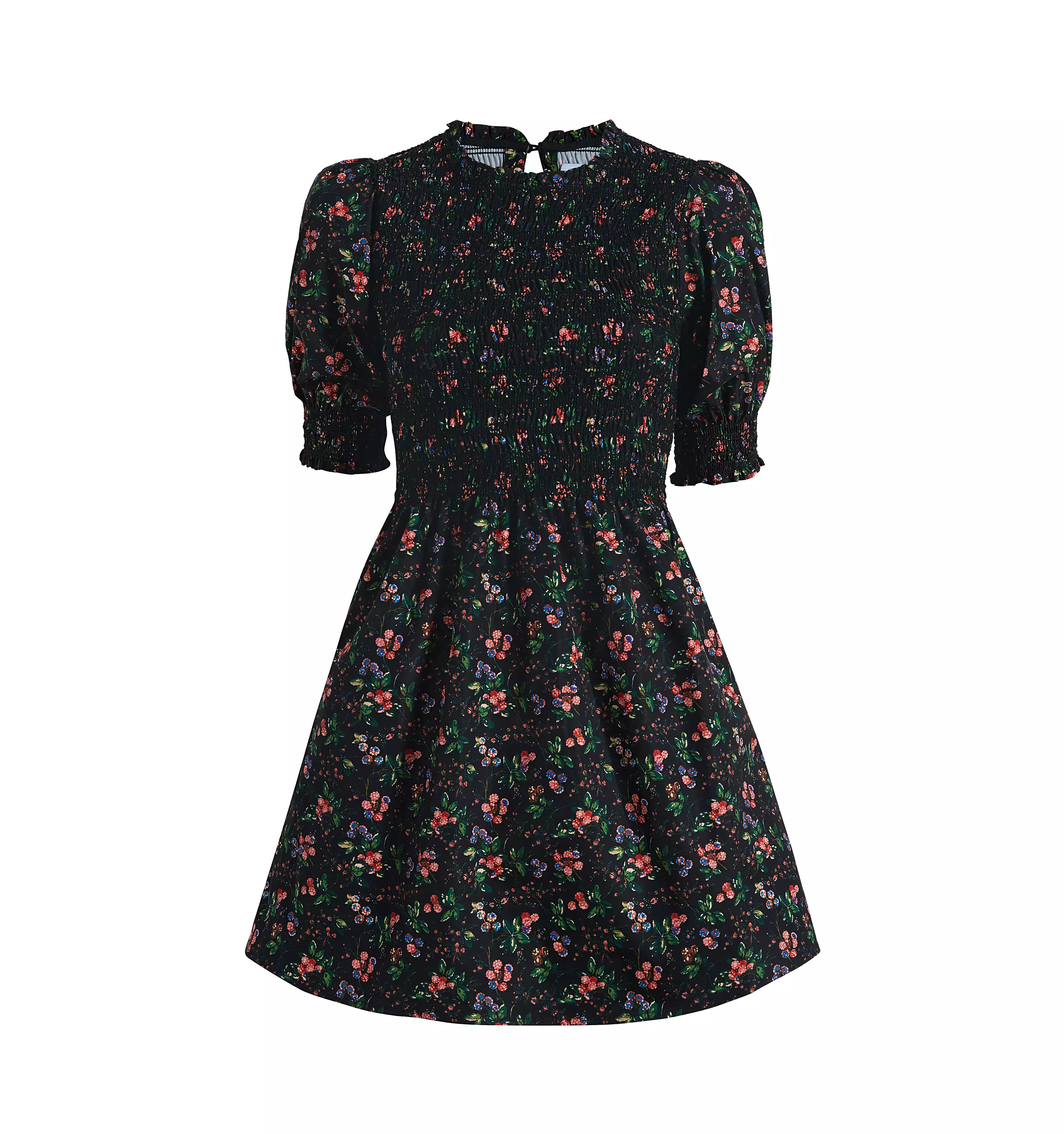 The Vivi Nap Dress - Multi Berry Taffeta