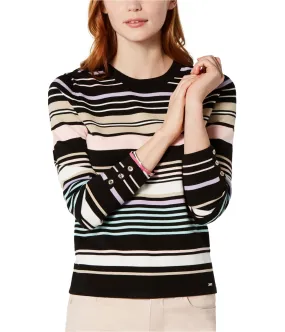 Tommy Hilfiger Womens Multi Striped Pullover Sweater