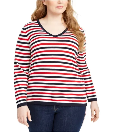 Tommy Hilfiger Womens Striped Pullover Sweater, TW14