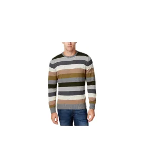 Tricots St Raphael Mens Textured Stripe Pullover Sweater