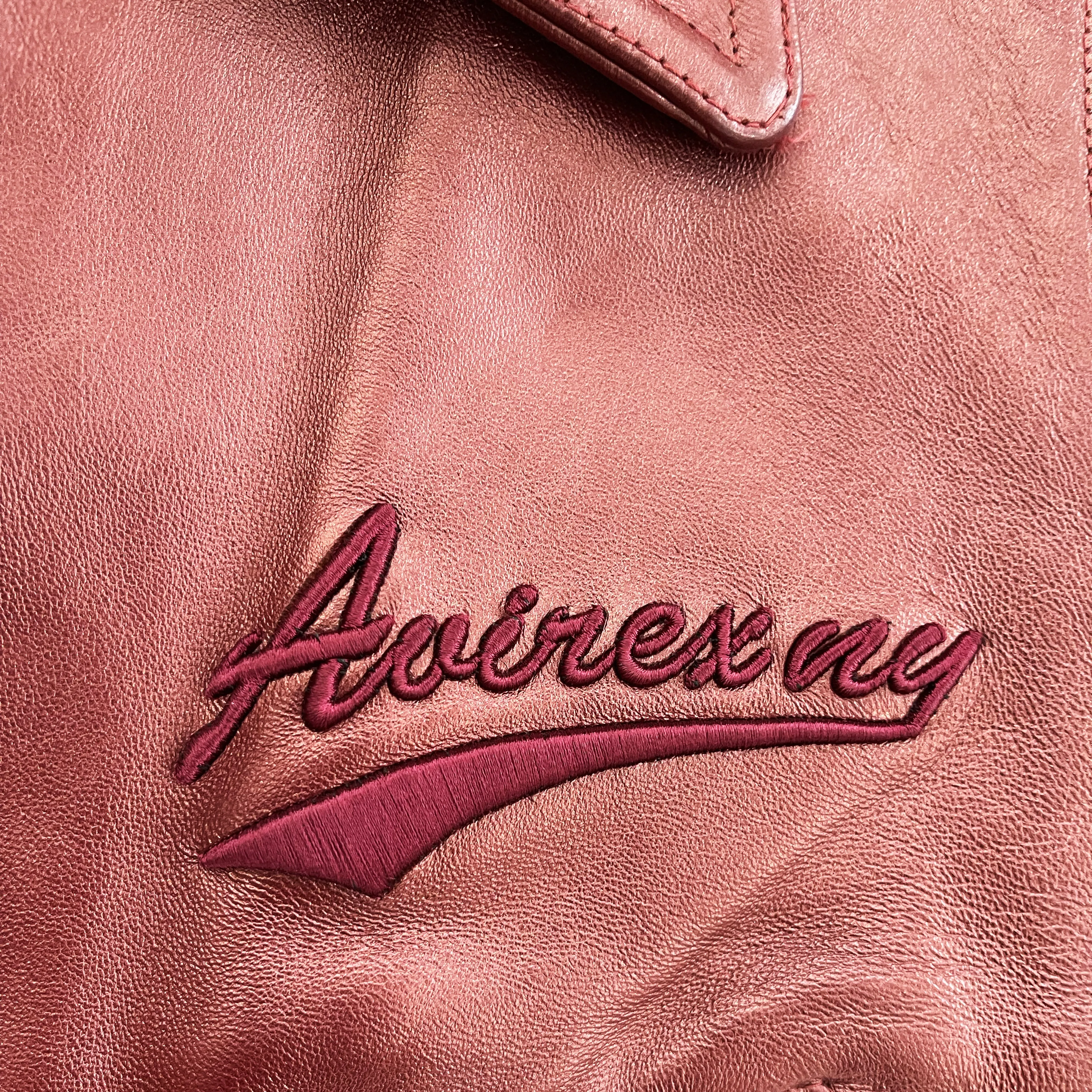 Vintage Avirex Leather Varsity Jacket