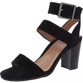 Vionic Womens Sofia Suede Ankle Strap Block Heels