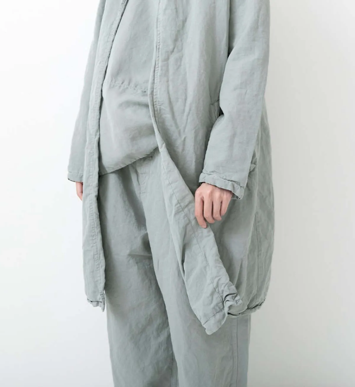 Washed-out Coat - Sage Grey